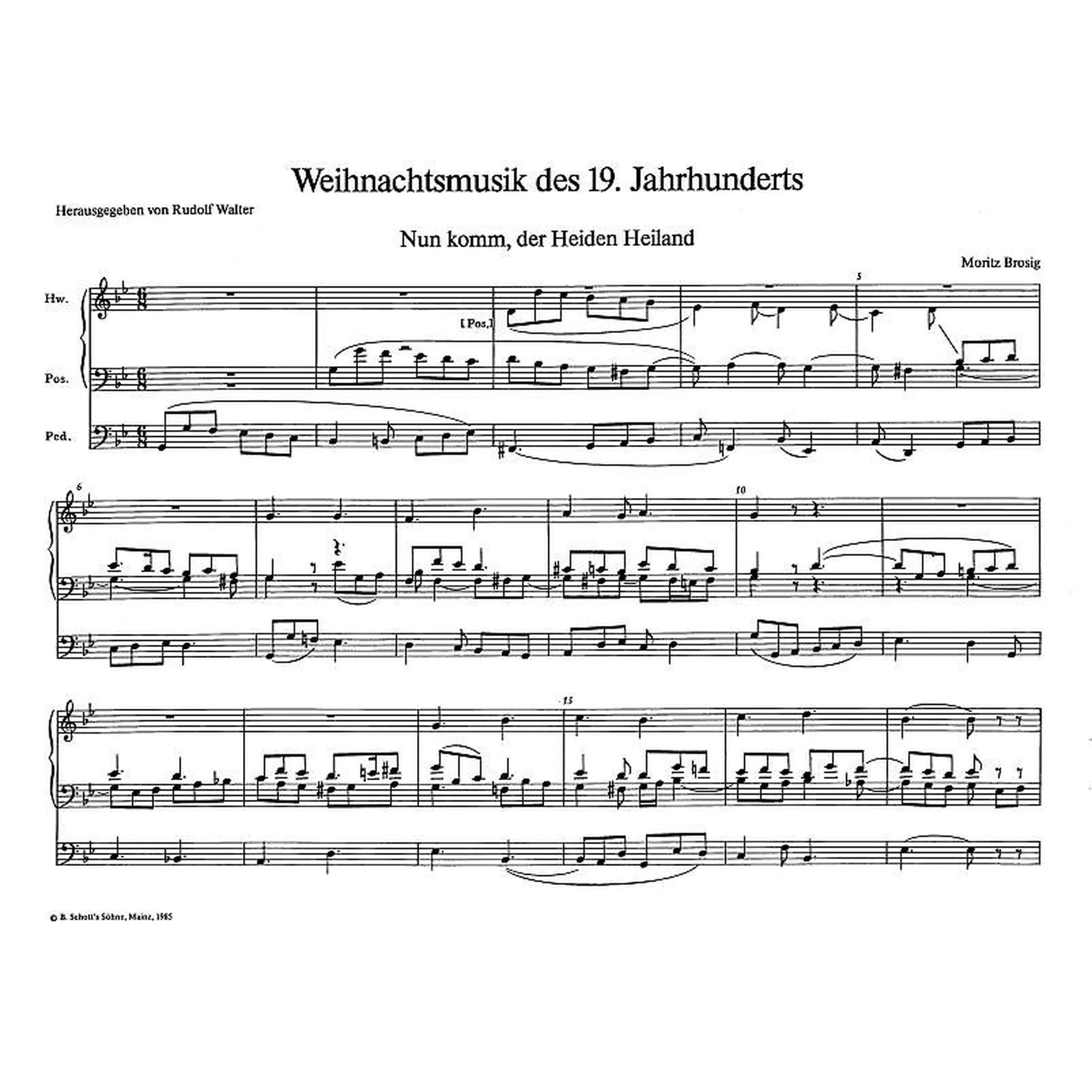 Weihnachtsmusik des 19. Jahrhunderts