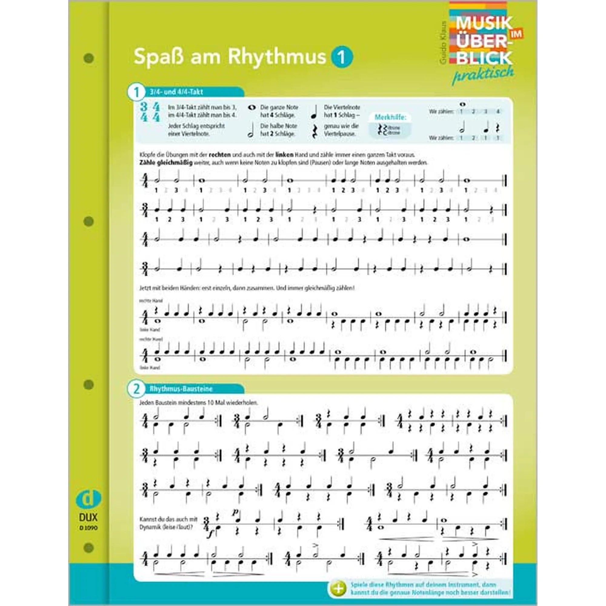 Spaß am Rhythmus 1