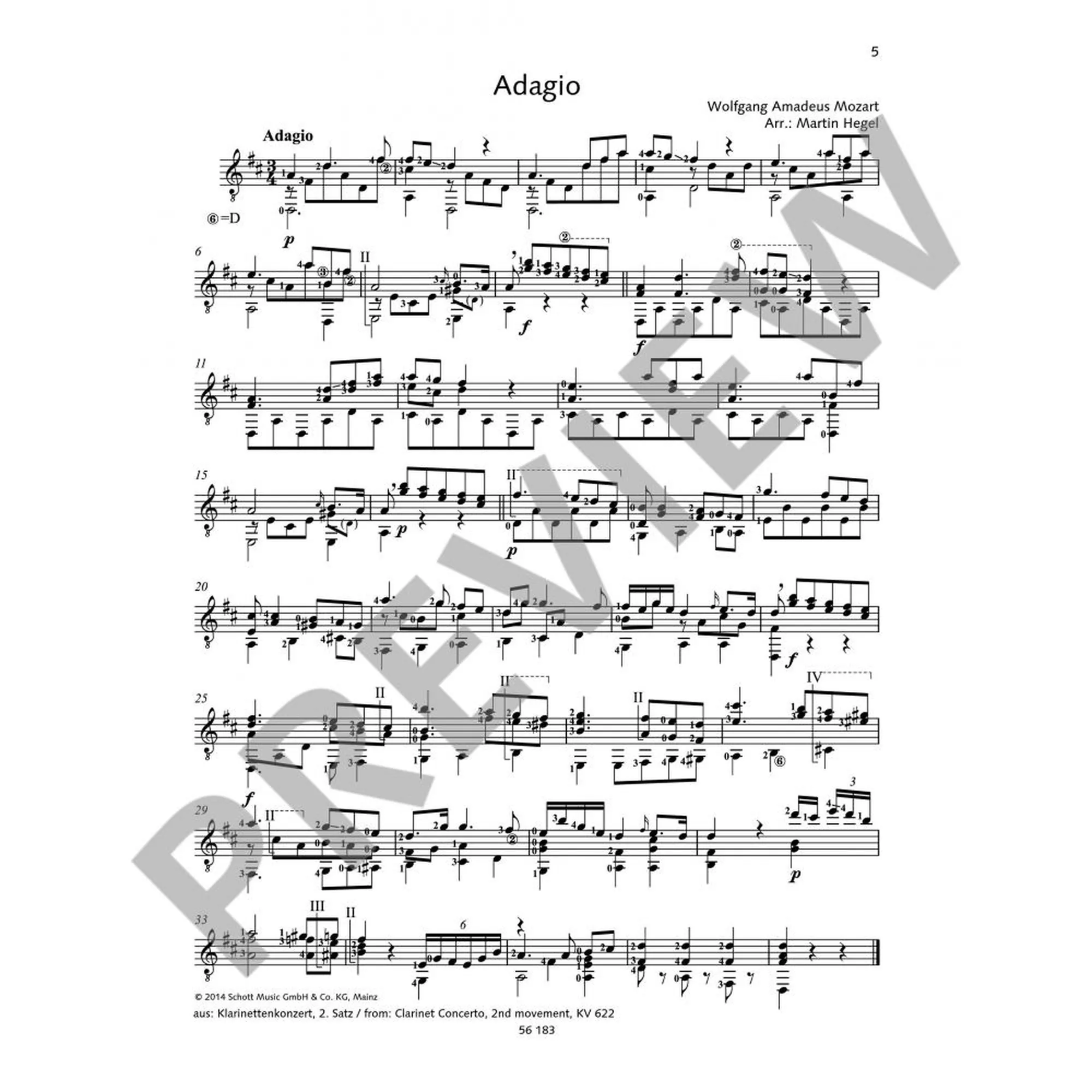 Mozart for Guitar