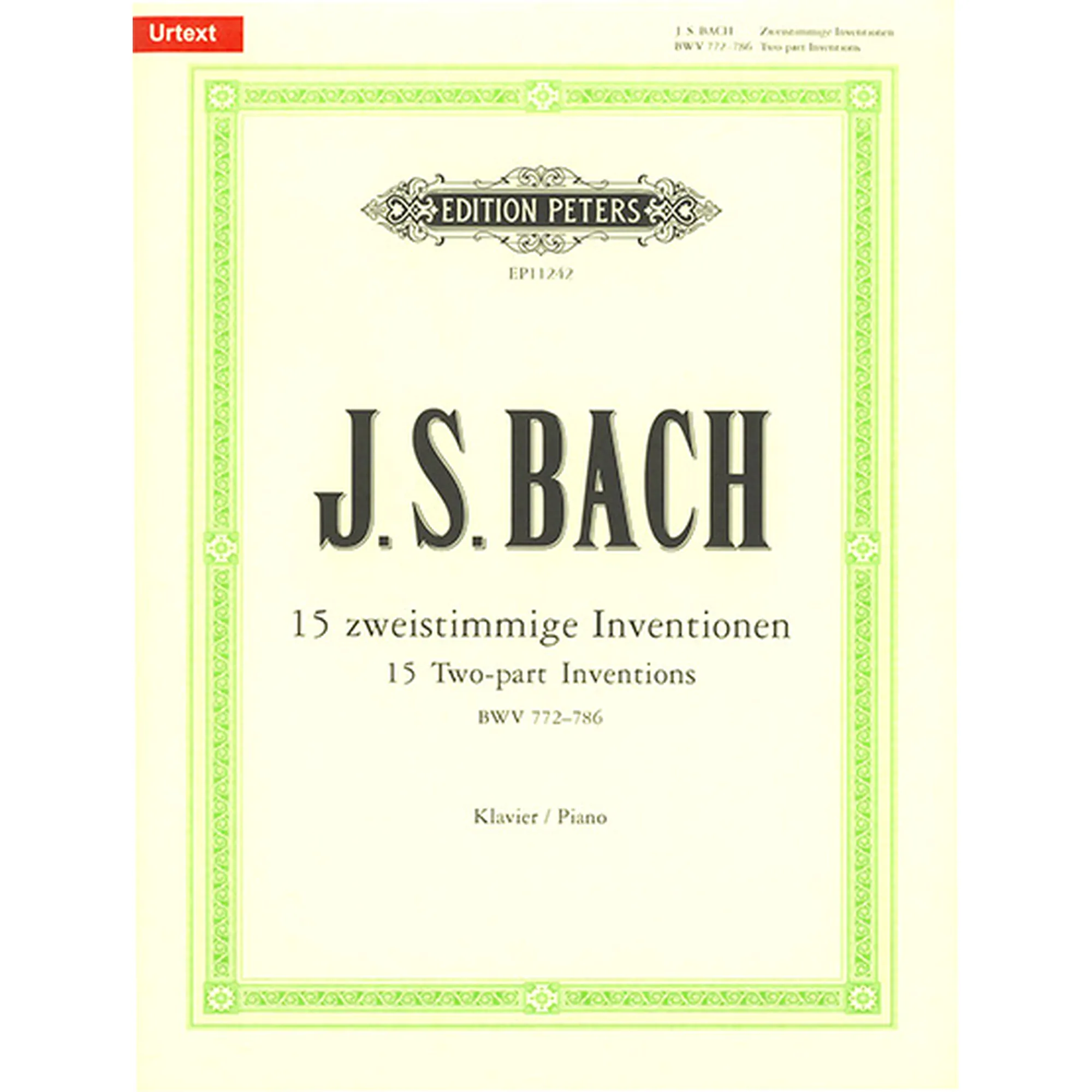 15 zweistimmige Inventionen BWV772-786