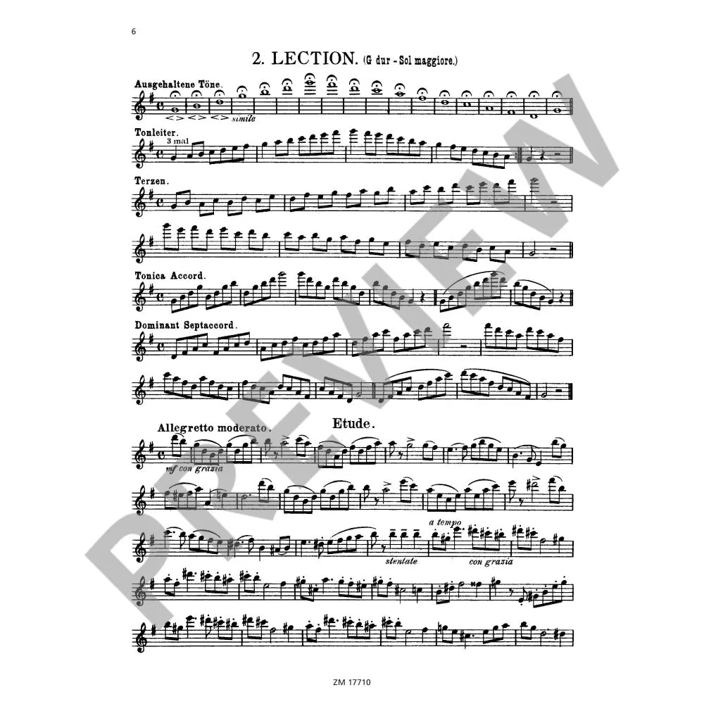20 leichte und melodische Lektionen op.93 Heft 1