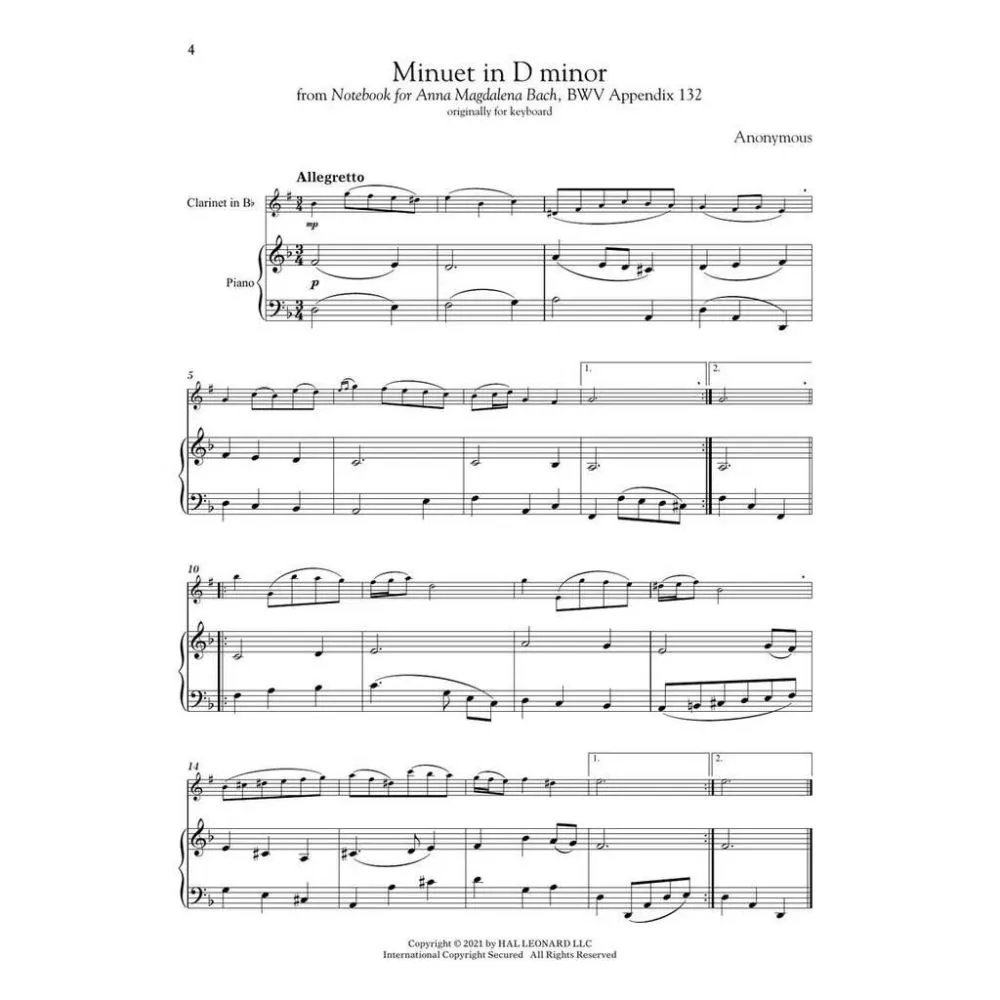 First 50 classical Pieces You should play on the Clarinet