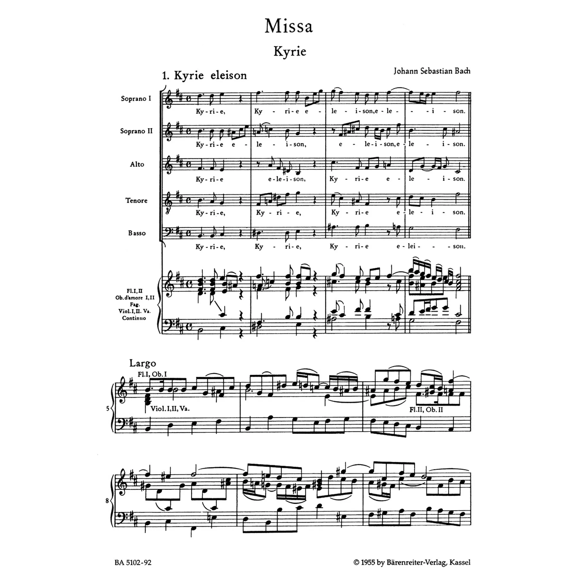 Messe in h-moll, BWV 232
