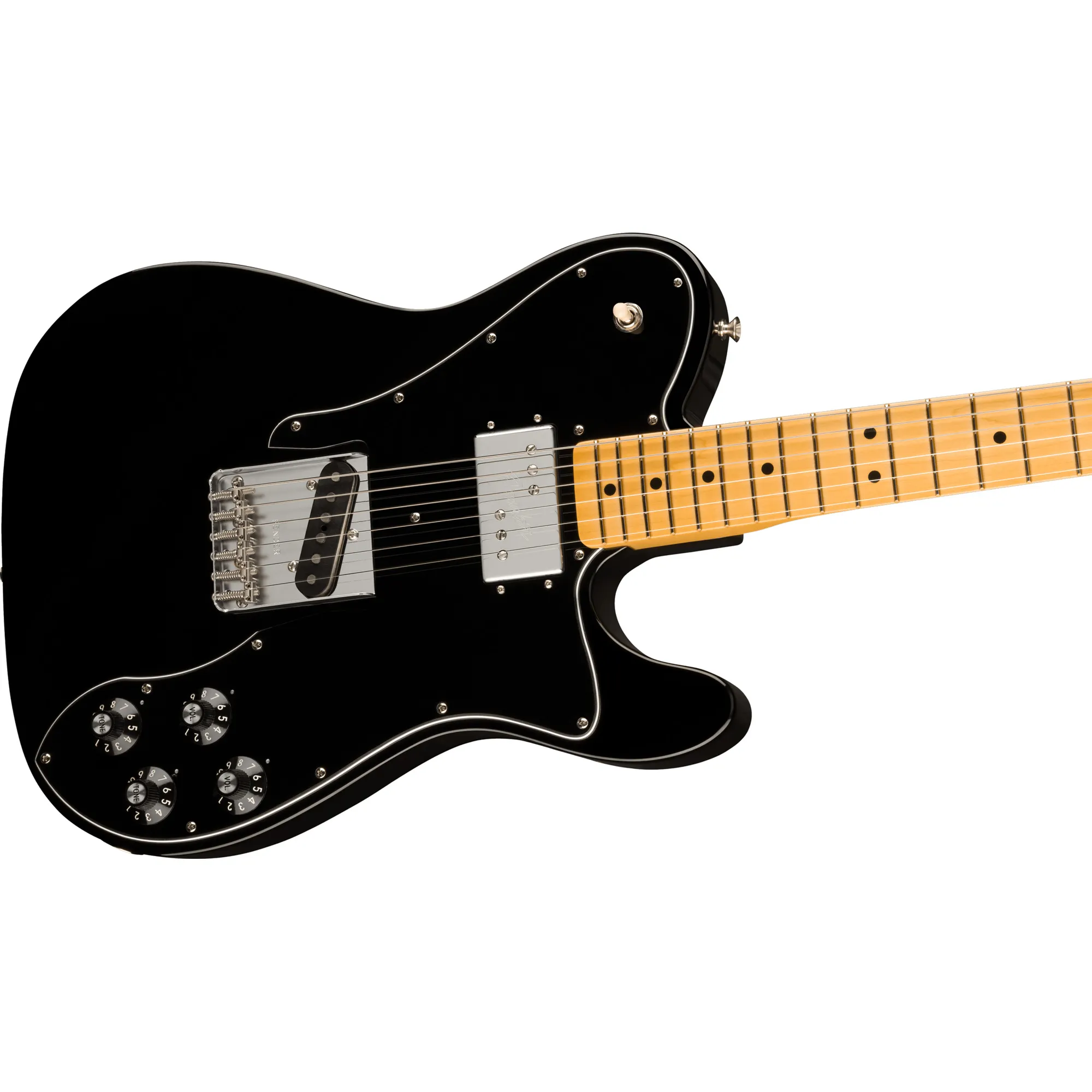 Fender AVII 77 LTD CSTM Tele MN BLK - SHOWROOM