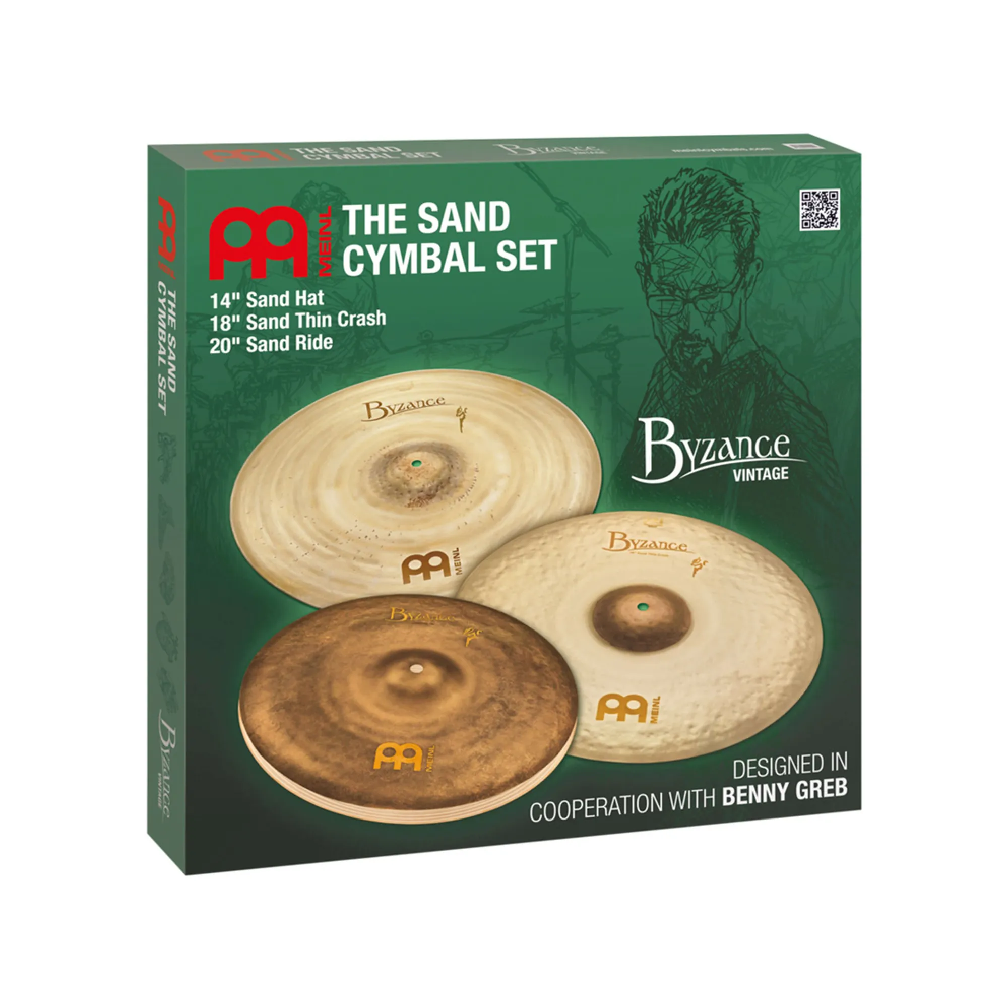 Meinl BV-141820SA Byzance Sand Cymbal Set