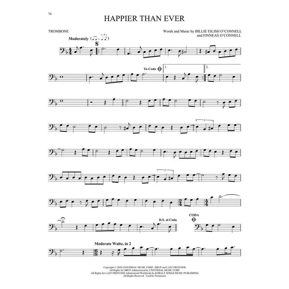 101 Top Hits for Trombone