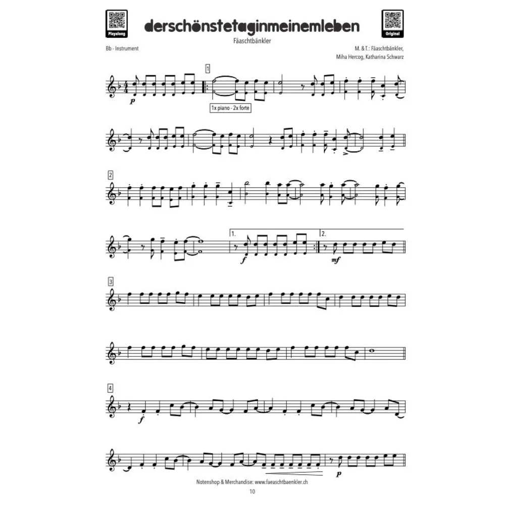 Playalong Band 5 - Fäaschtbänkler