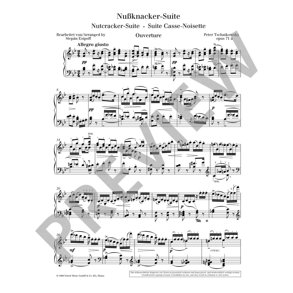 Nussknacker Suite op 71a
