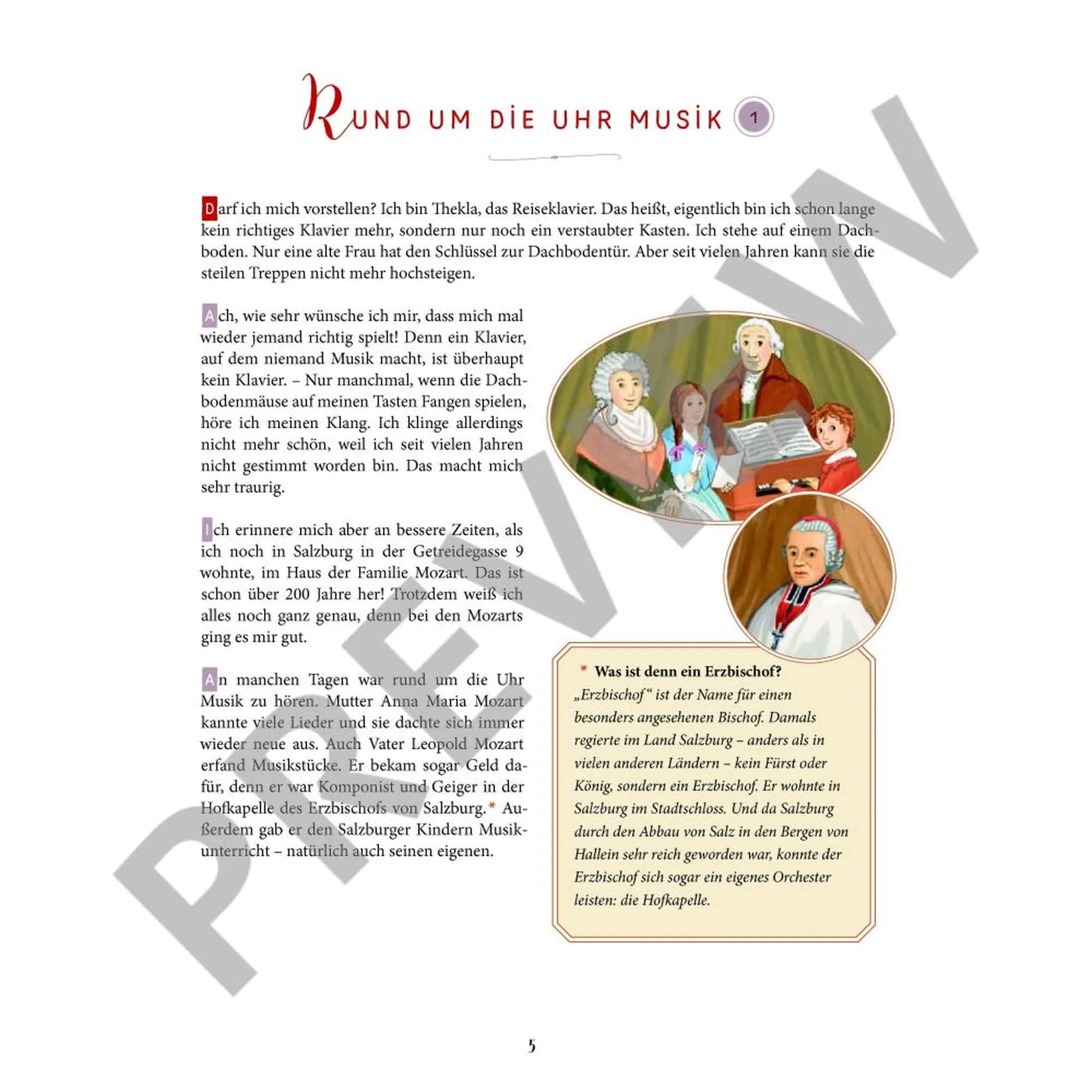 Meine Reisen mit Familie Mozart - Ein Klavier erählt