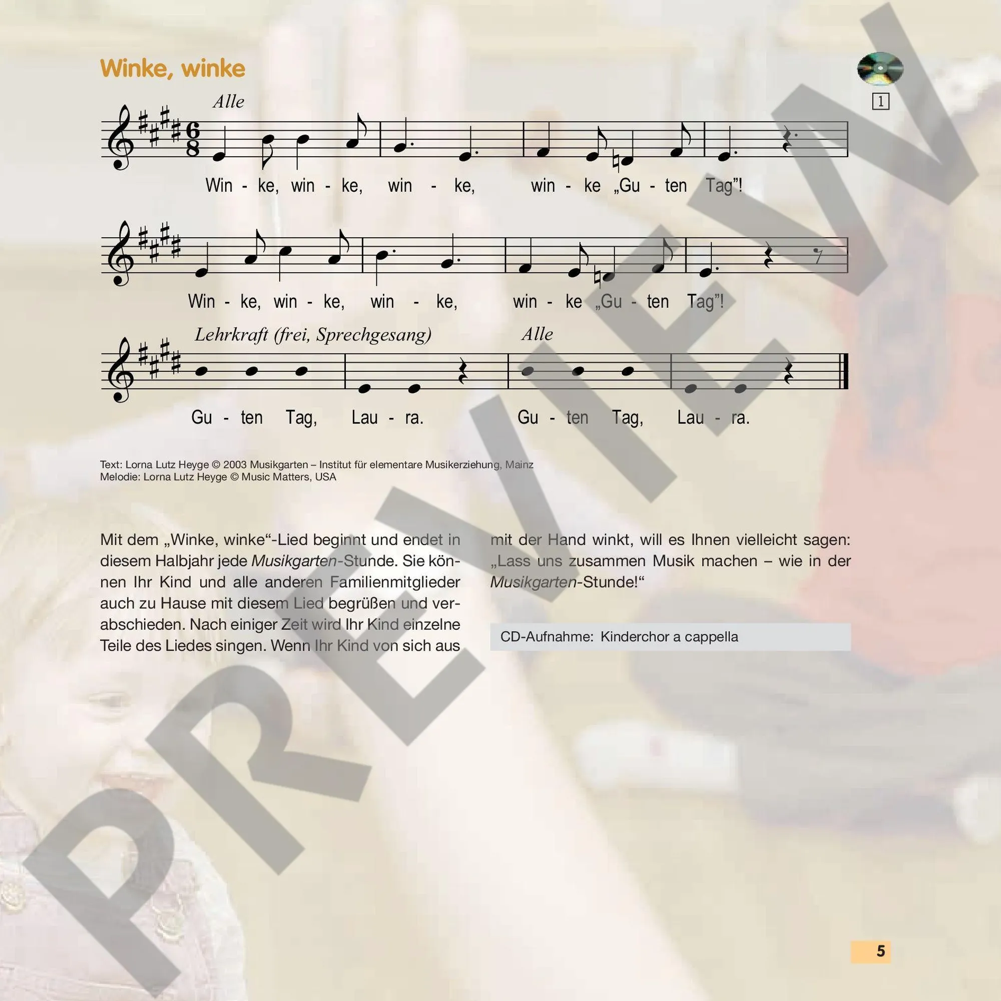 Musikgarten 1 - Tierwelt