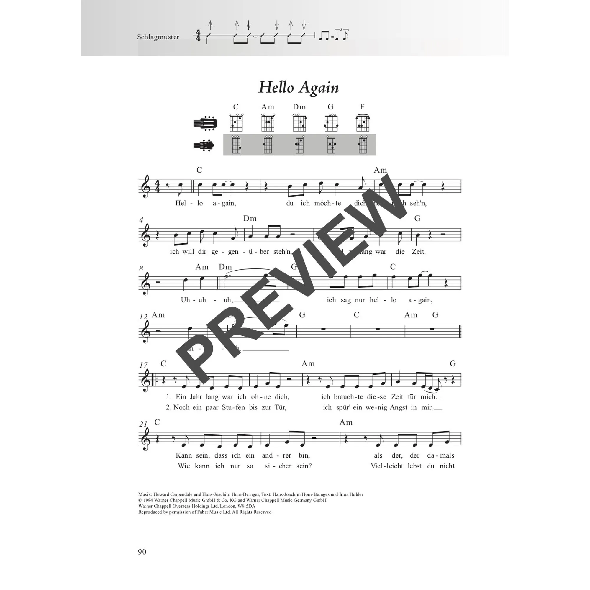 Das Schlagerbuch für Alt und Jung XXL für Gesang und Gitarre (Ukulele)