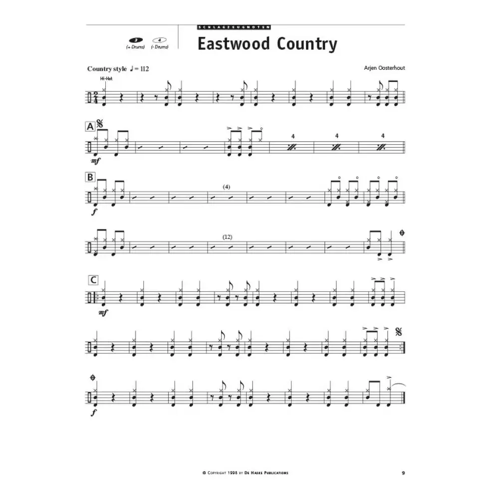 Real Time Drums in Songs (+Online Audio)