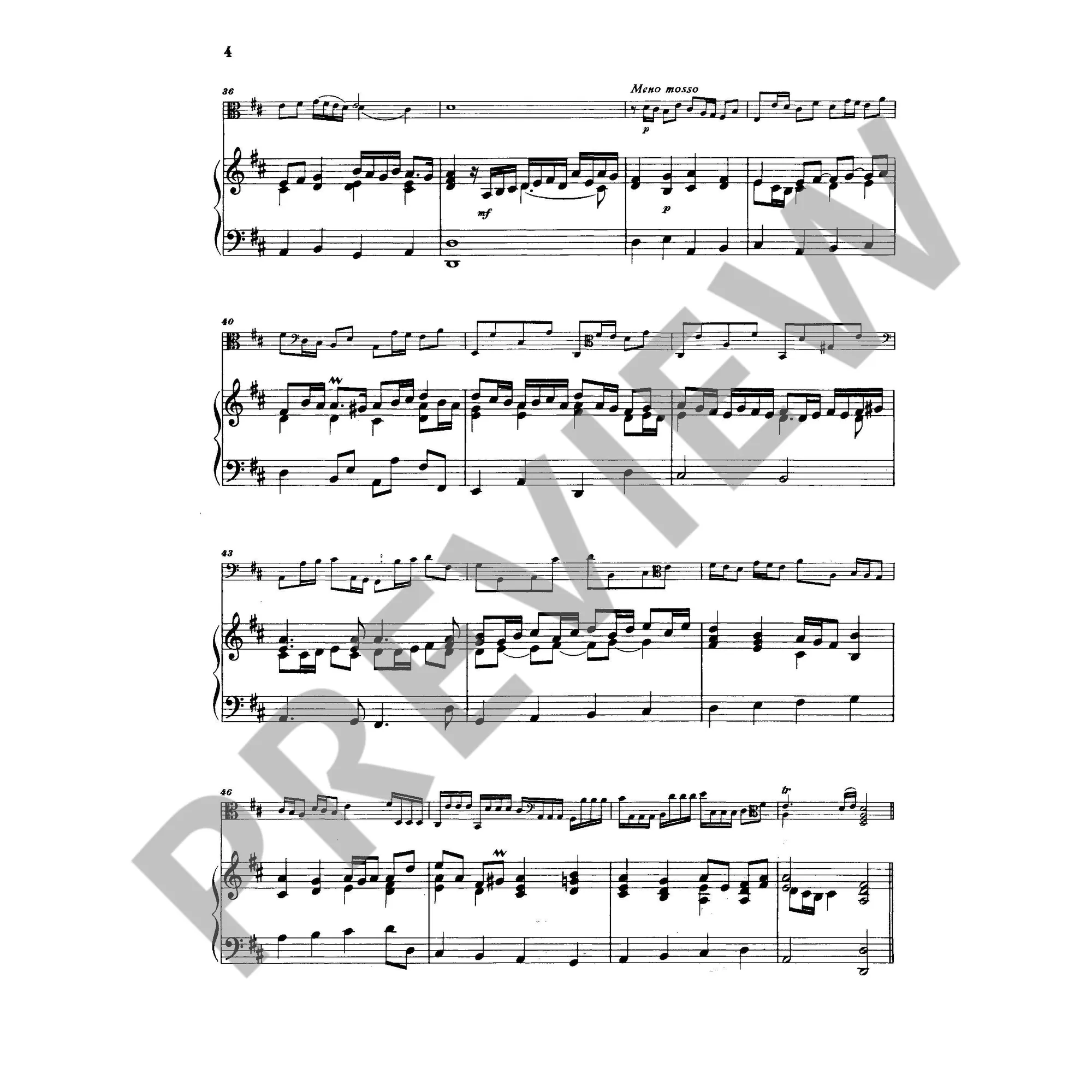 Sonate D-Dur - Antiquariat