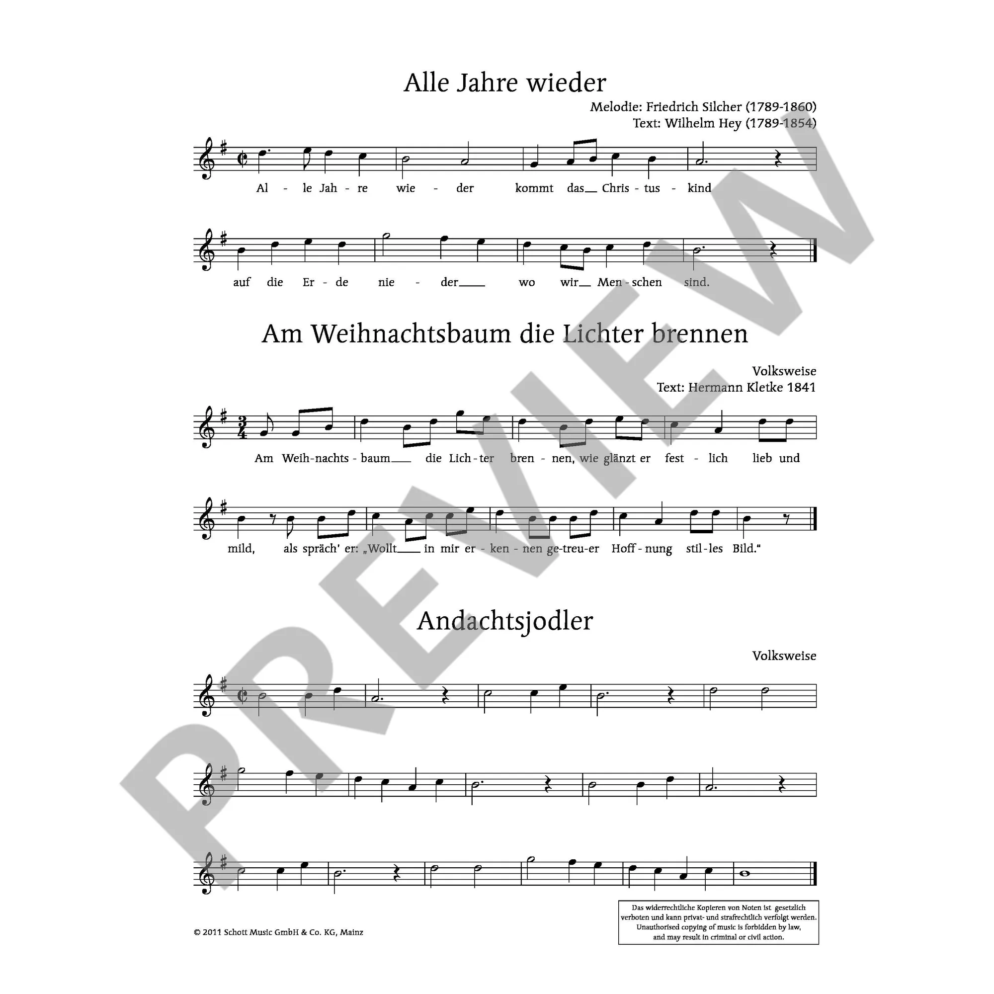 Alle Jahre wieder