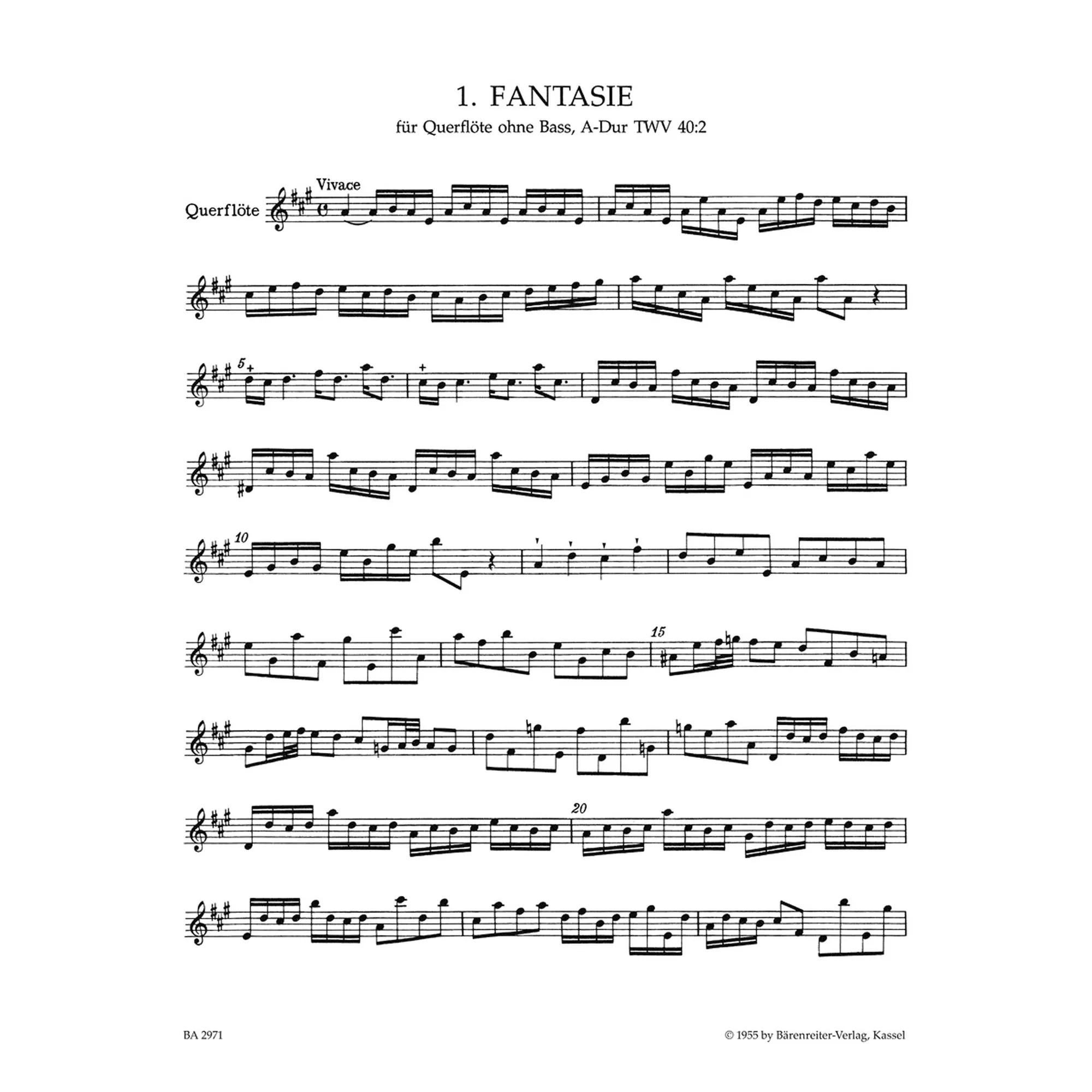 12 Fantasien TWV40:2-13