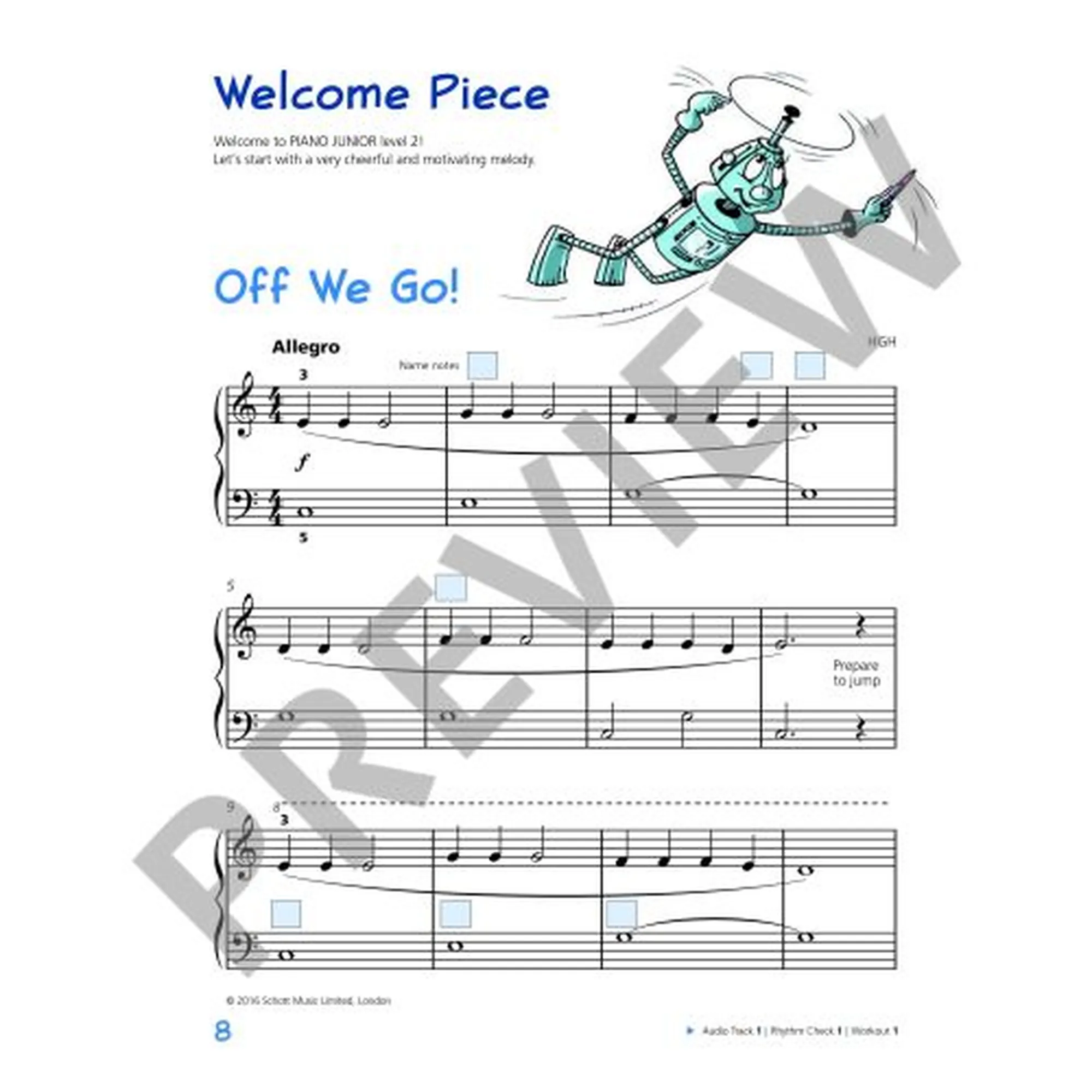 Piano junior - Lesson Book vol.2