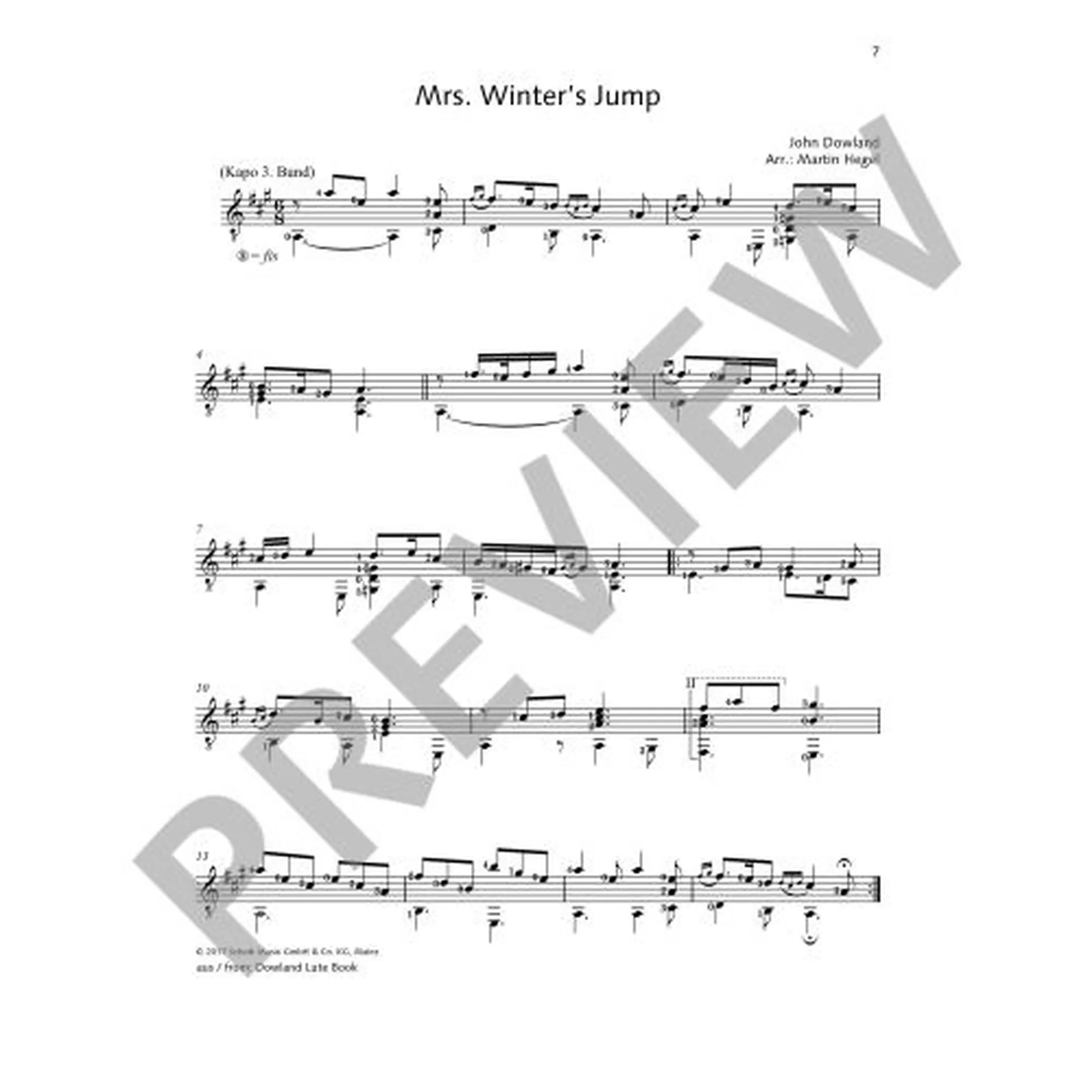 Dowland for Guitar