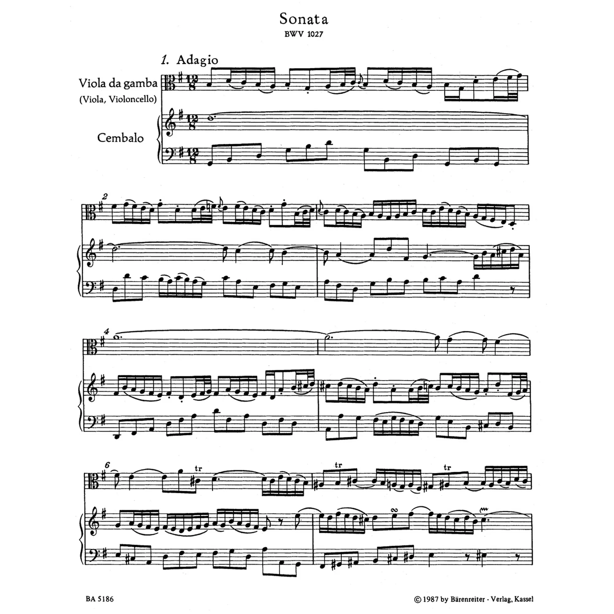 Bach 3 Sonaten