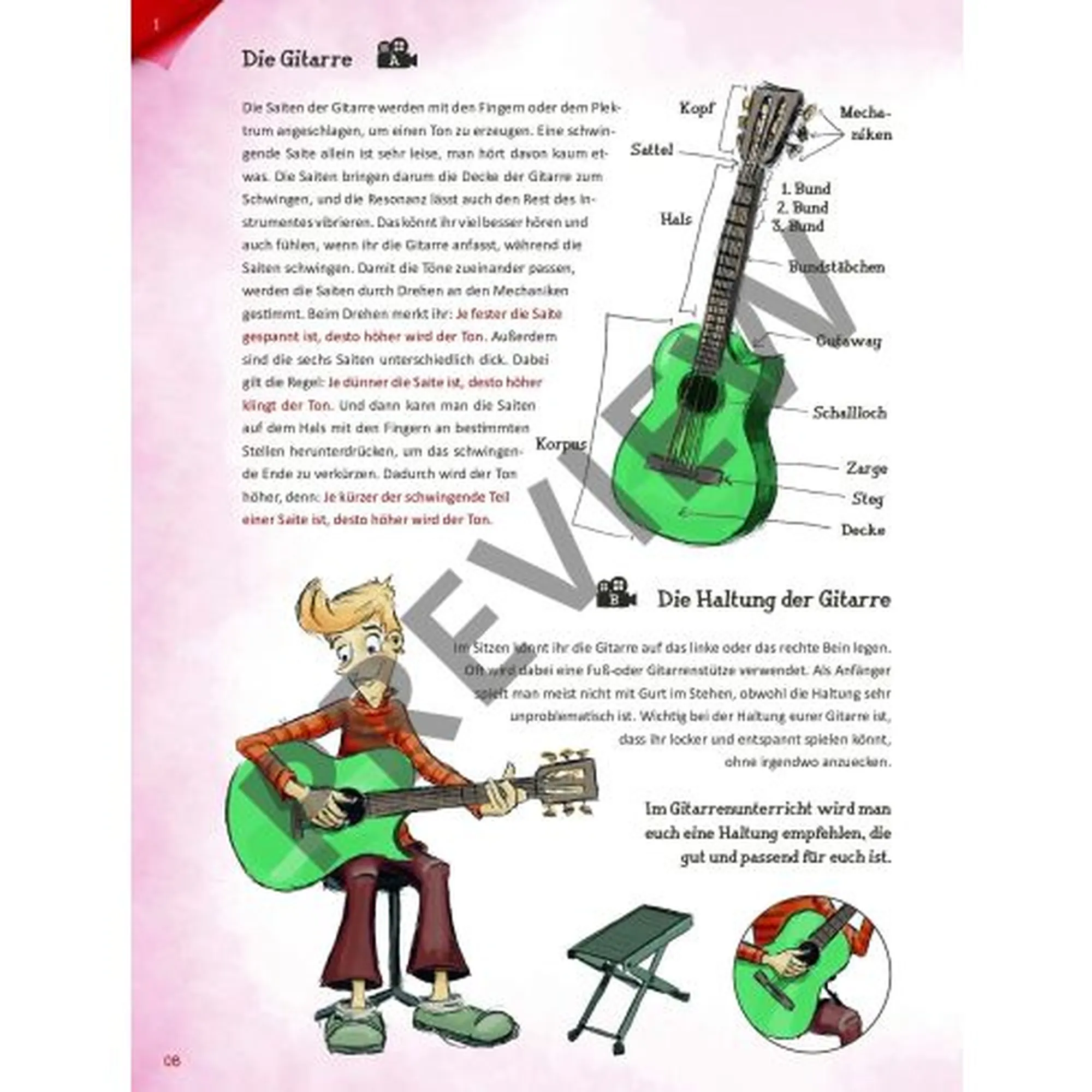 Gitarre lernen mit Zacky und Bob Band 1