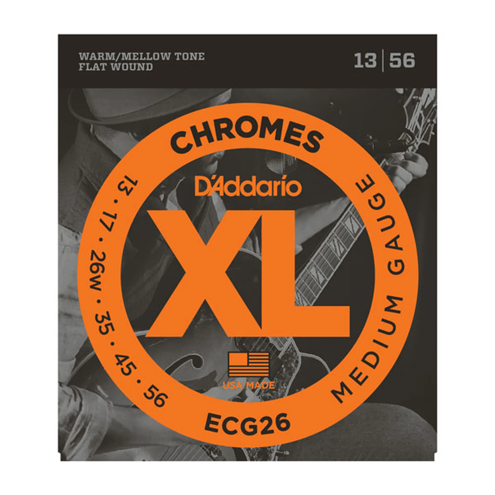 D´Addario ECG26 Flat Wound Medium