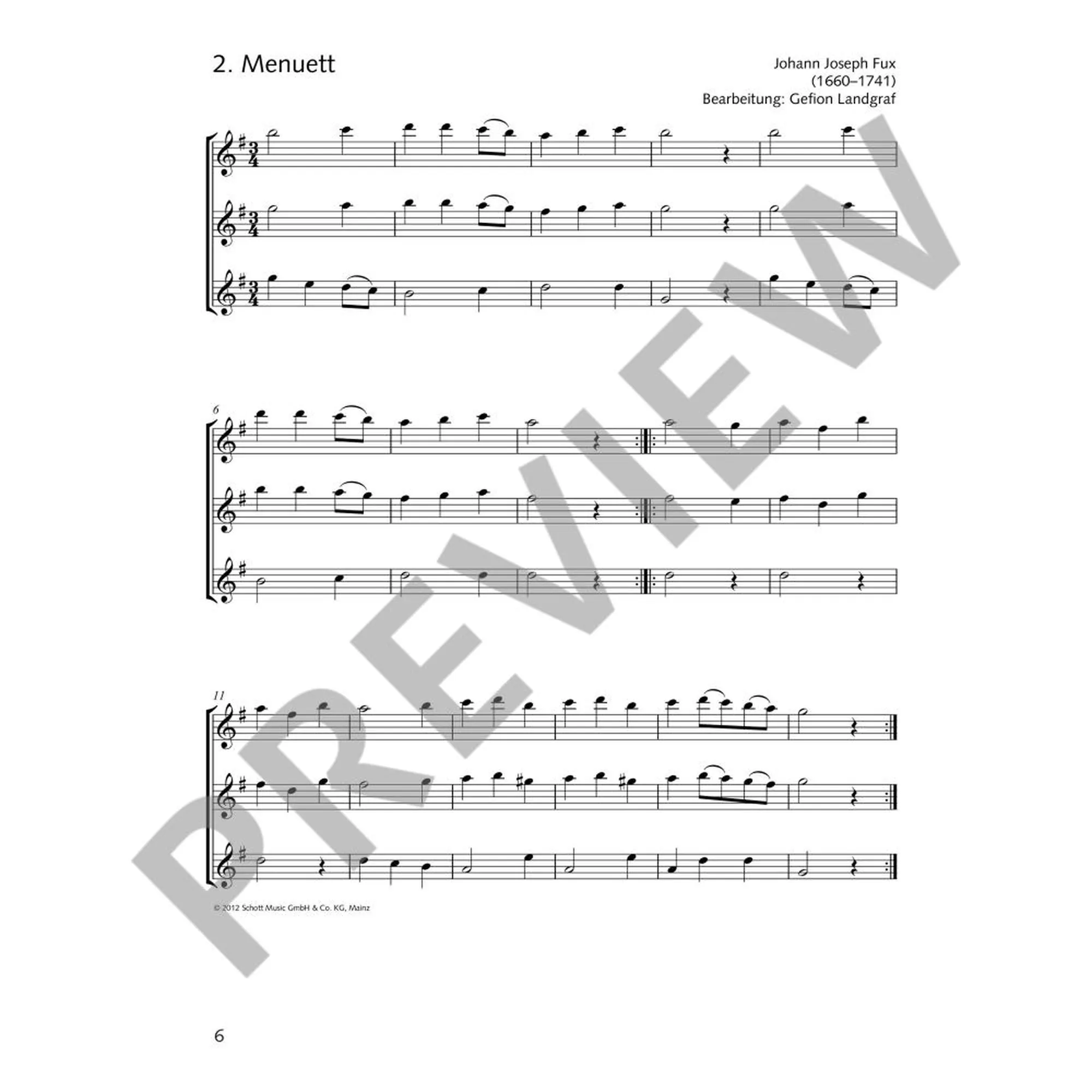 Die fröhliche Querflöte - Trioheft 2