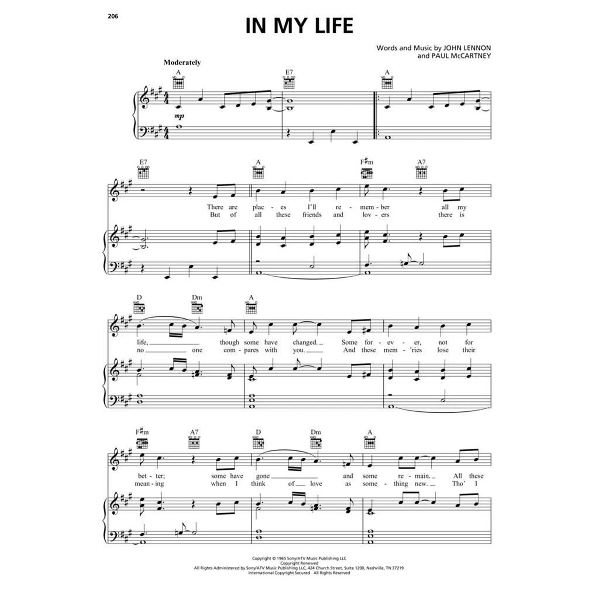 The Beatles Sheet Music Collection