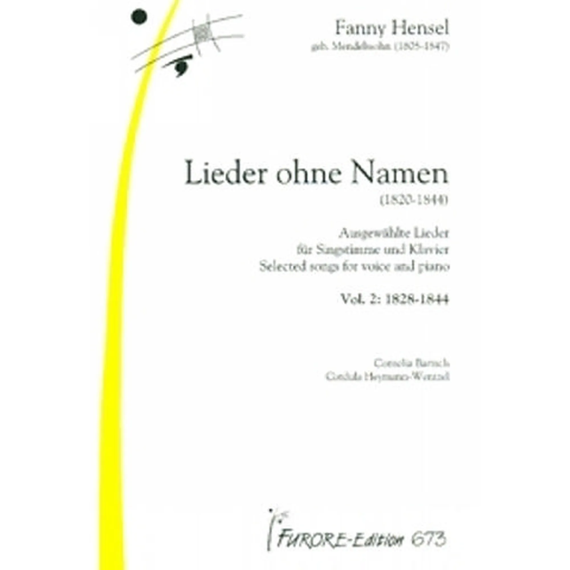 Lieder ohne Namen 2 1828-1844