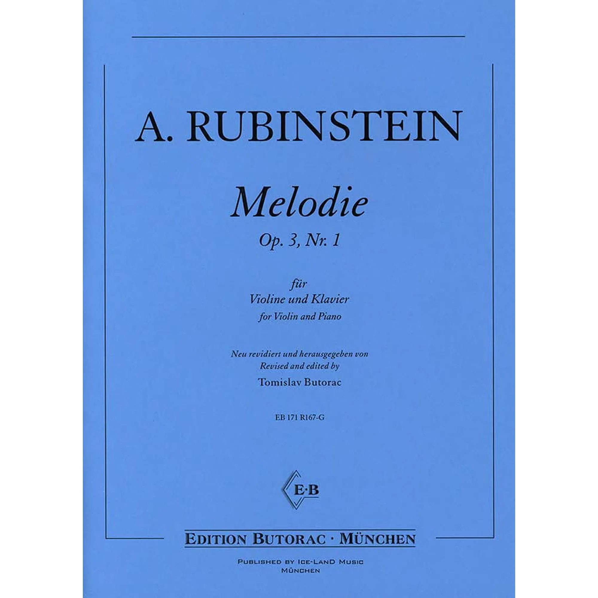 Rubinstein, Melodie op3 Nr. 1
