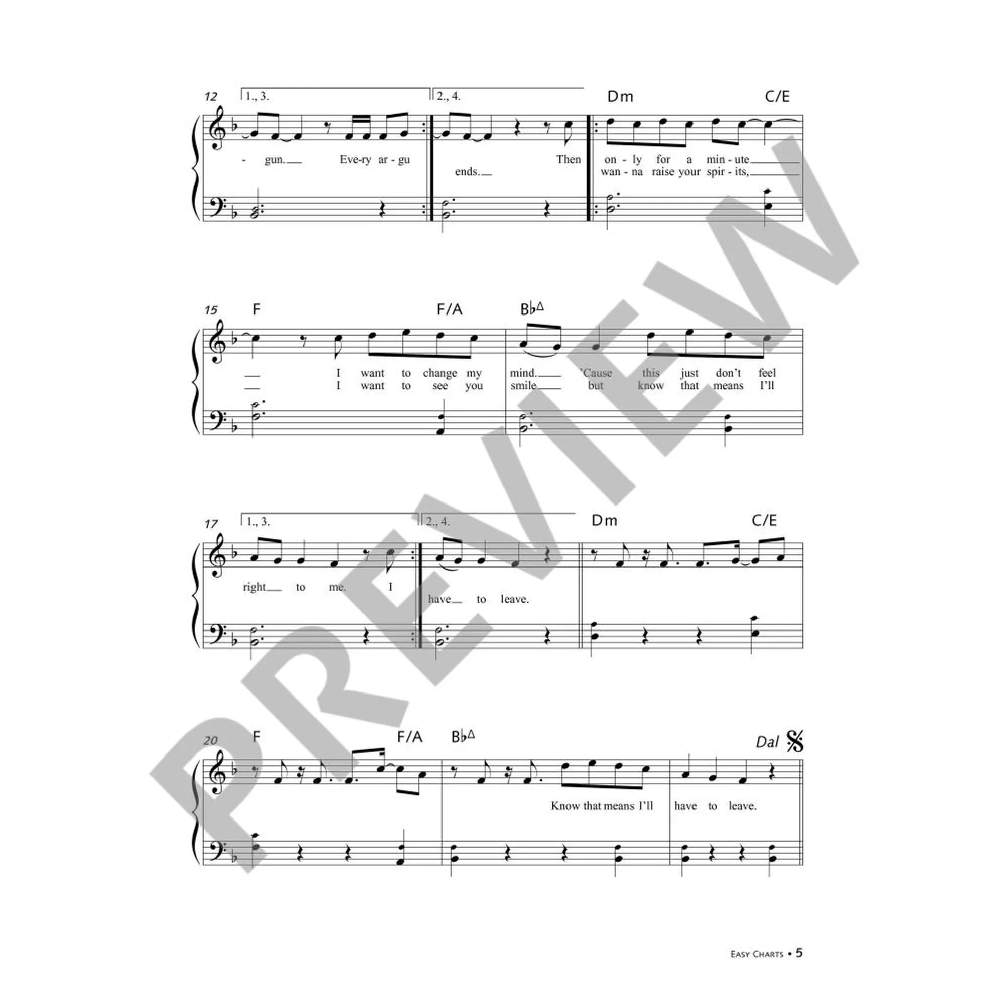 Easy Charts Playalong Band 10