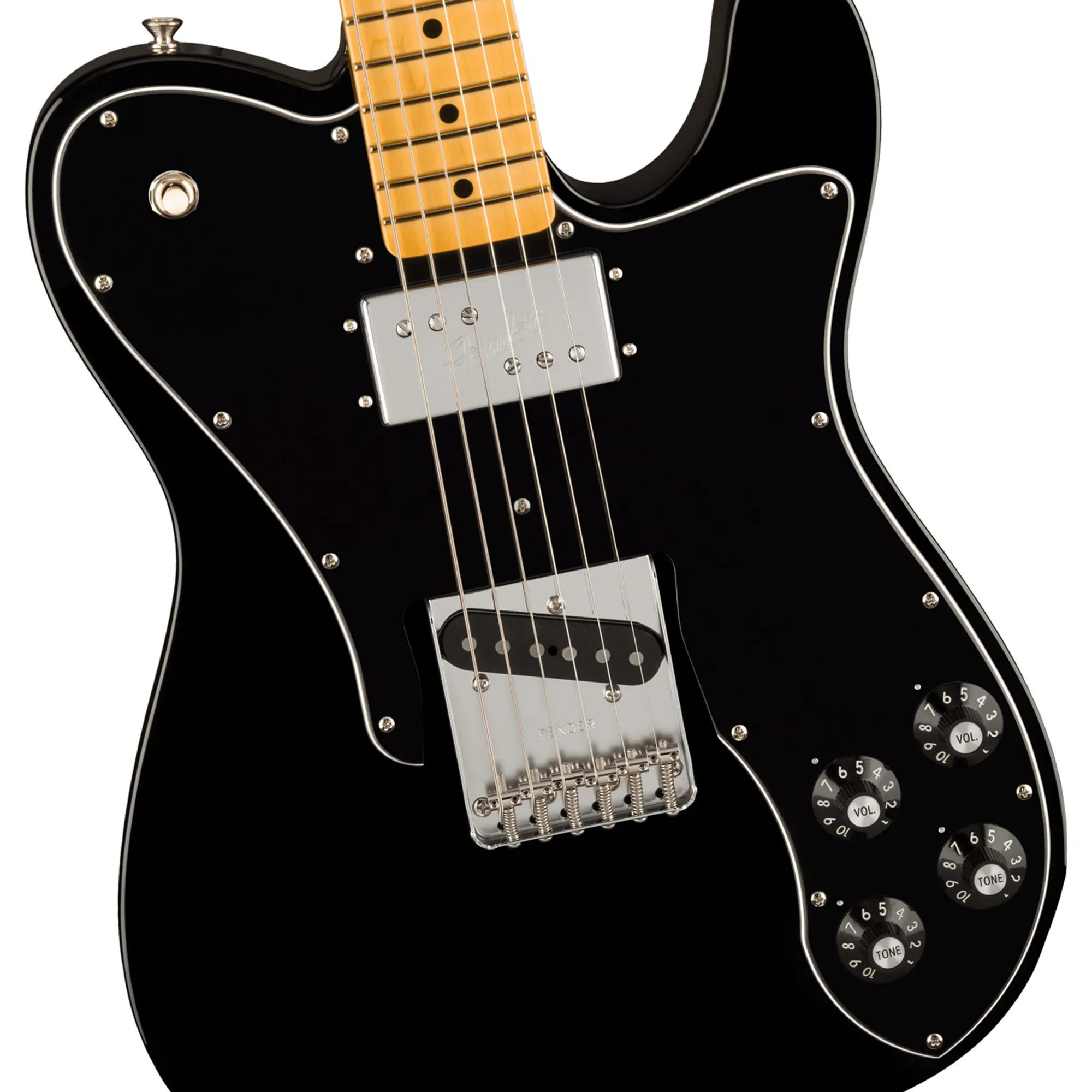 Fender AVII 77 LTD CSTM Tele MN BLK - SHOWROOM