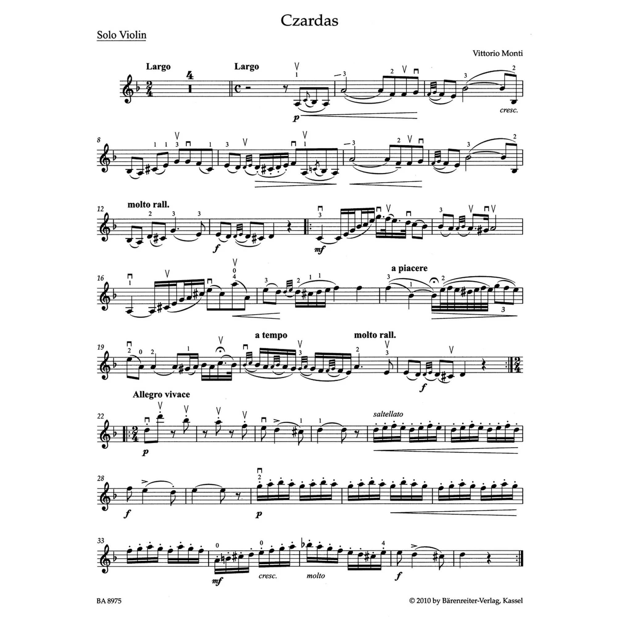 Monti - Czardas