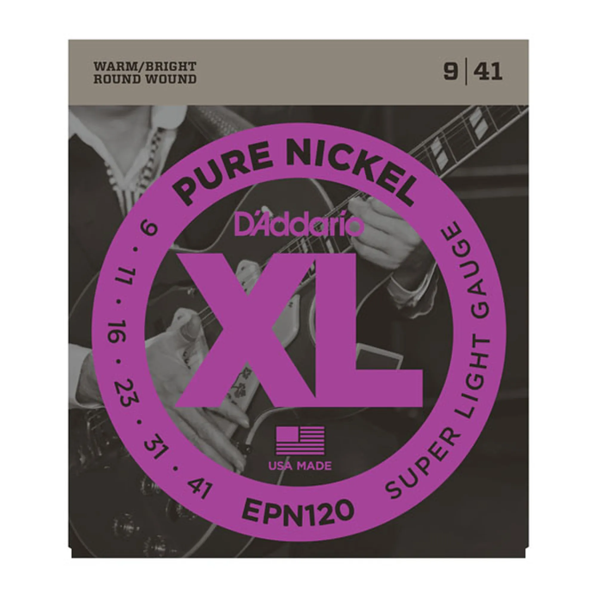 D´Addario EPN120 Pure Nickel Super Light