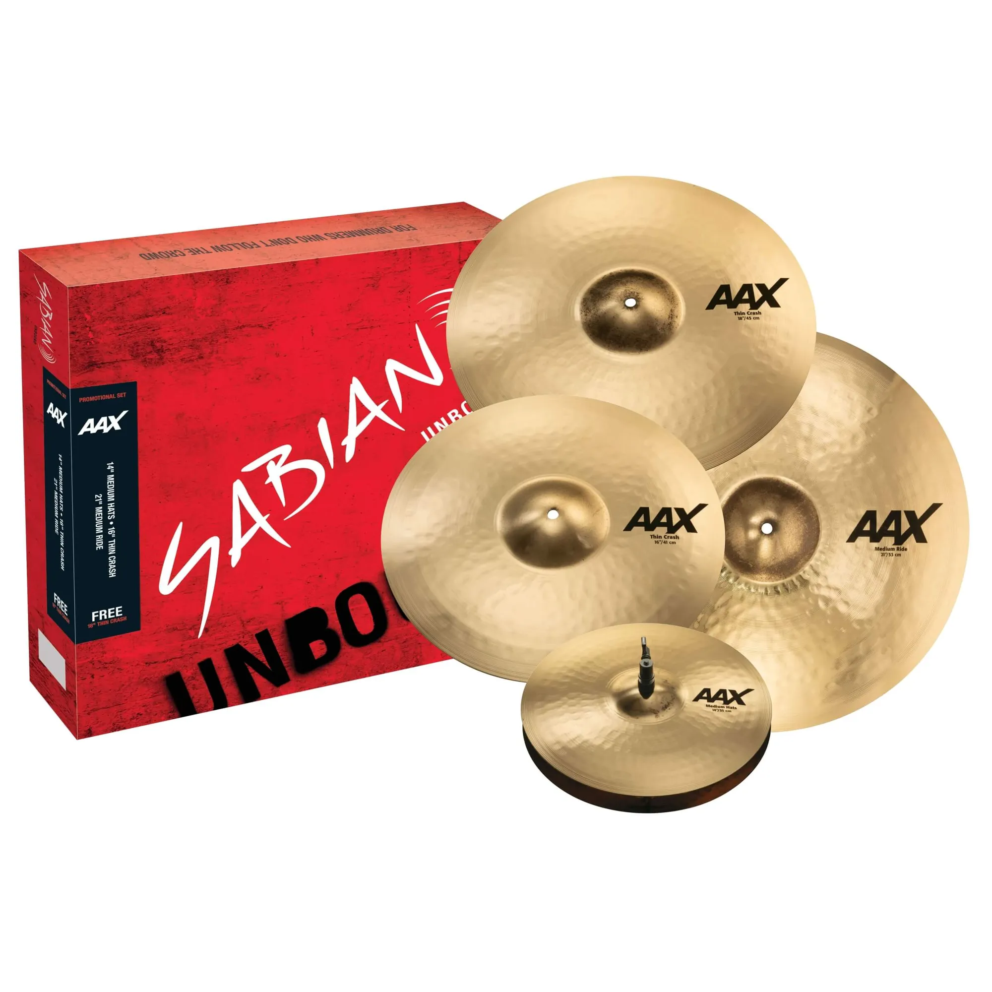 Sabian AAX Promotional Set Brilliant