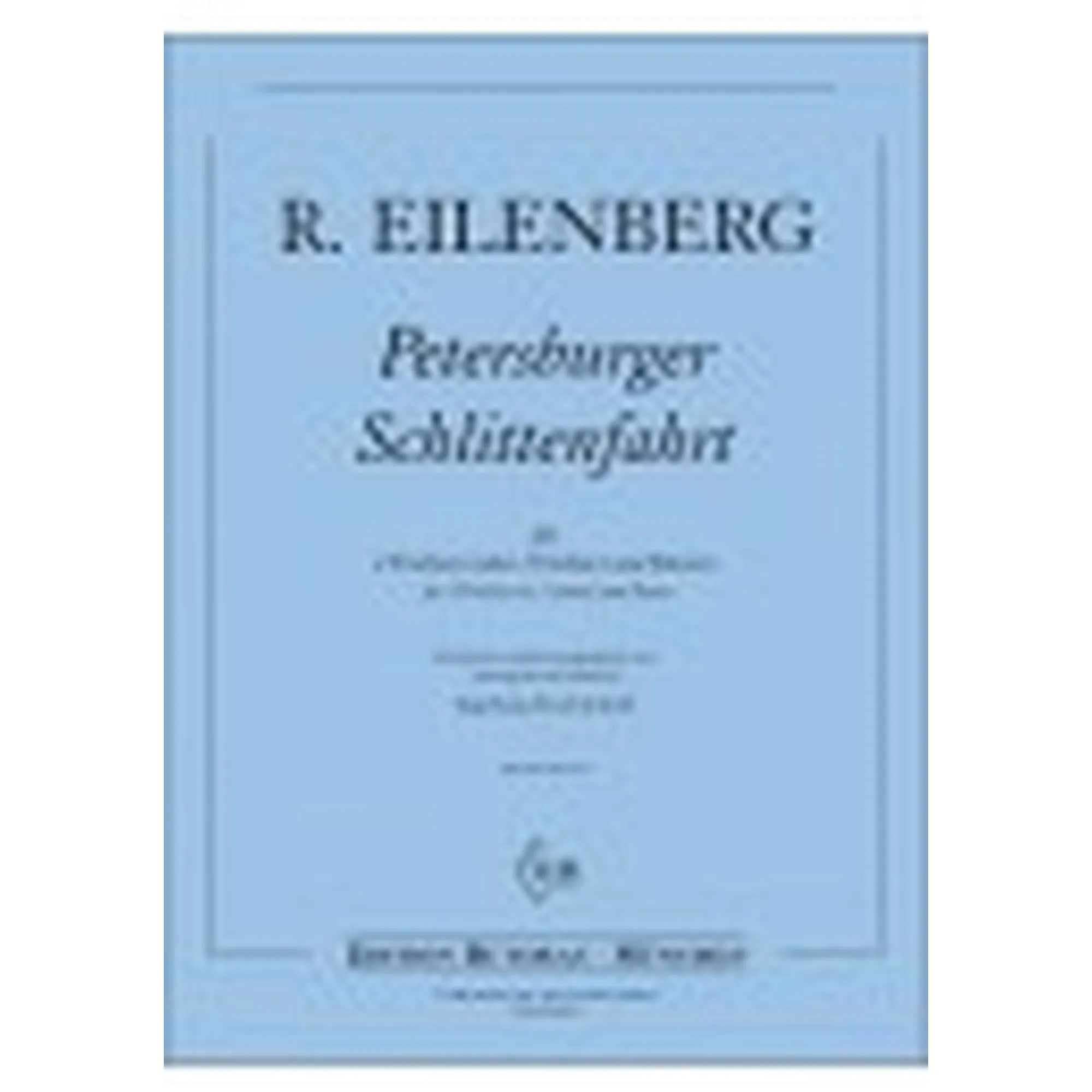 Petersburger Schlittenfahrt (Eilenberg)