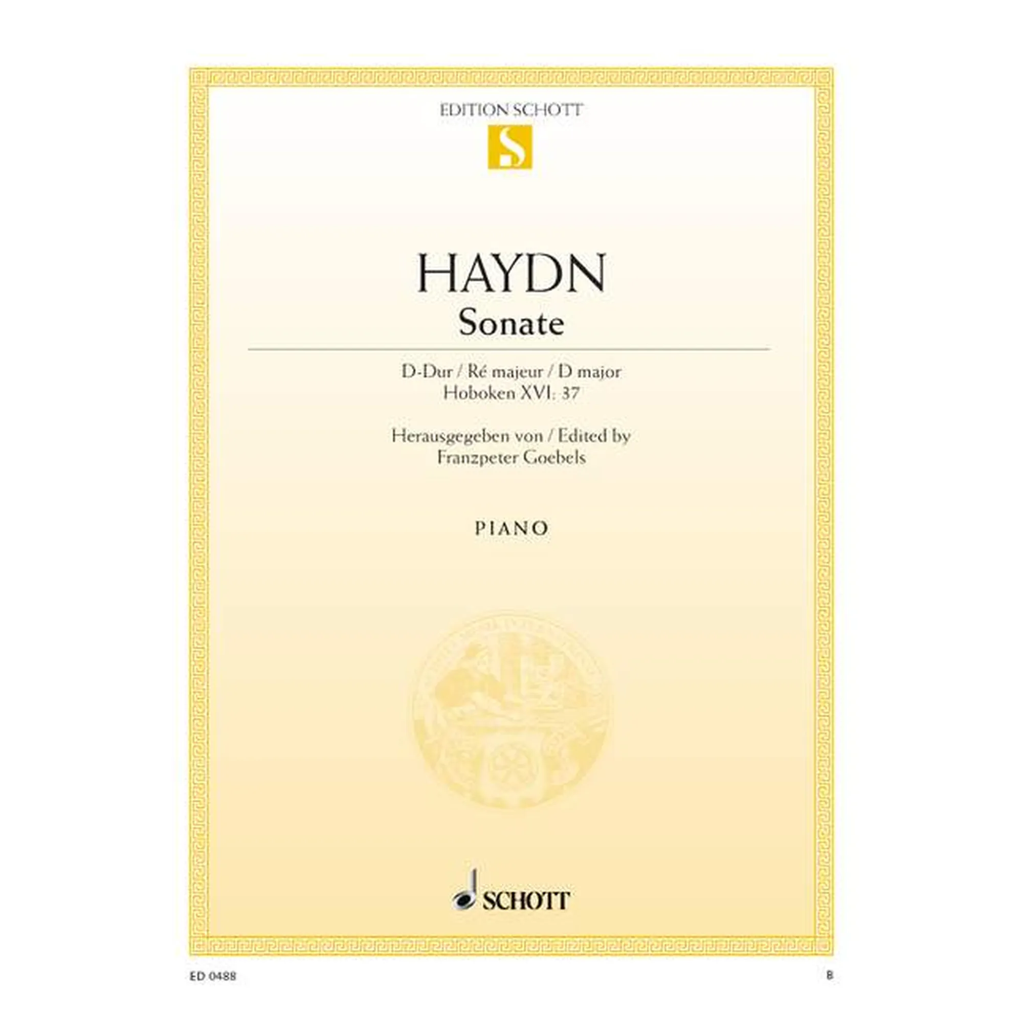 Sonate D-Dur HOB 16/37