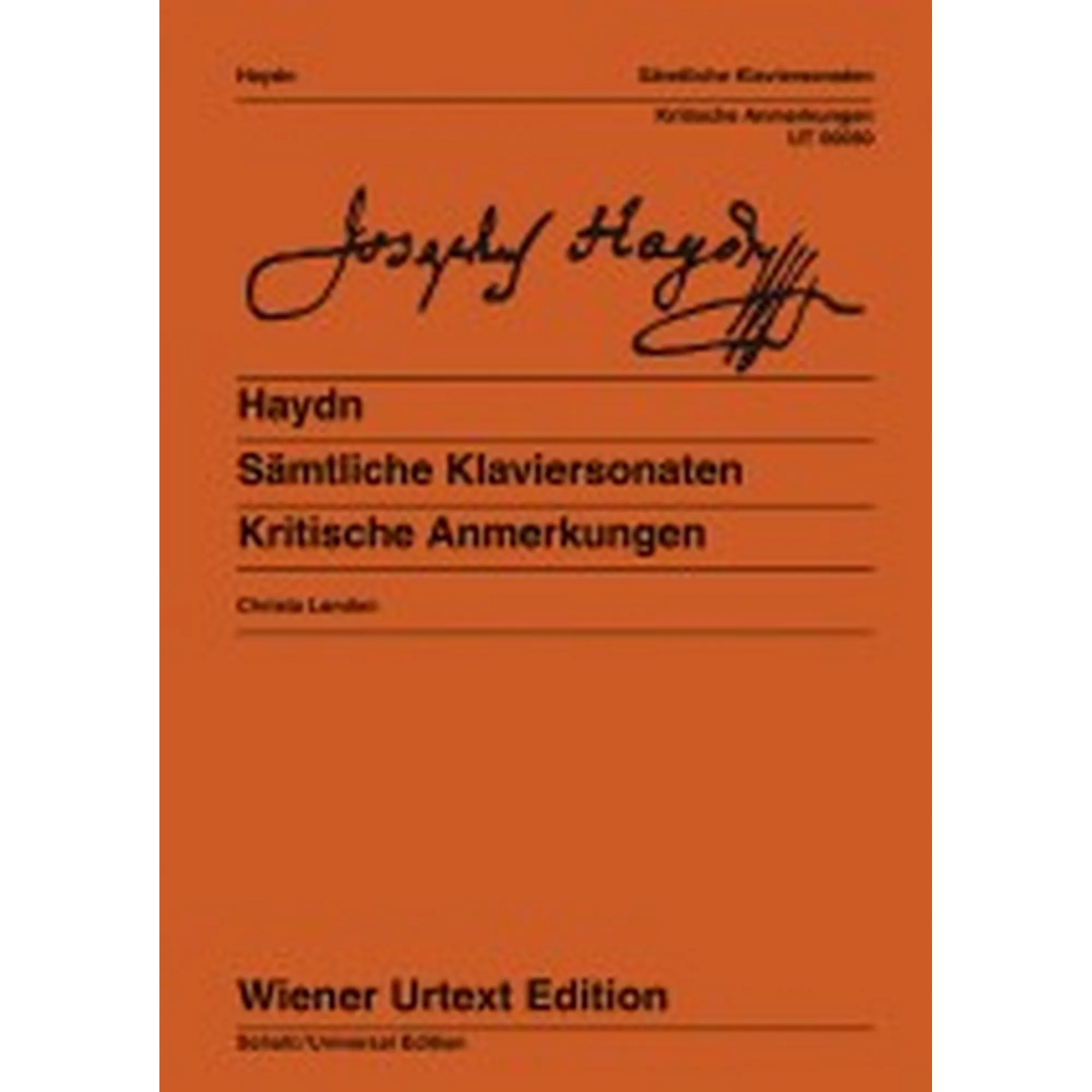 Sonaten für Klavier - kritische Anmerkungen - Antiquariat