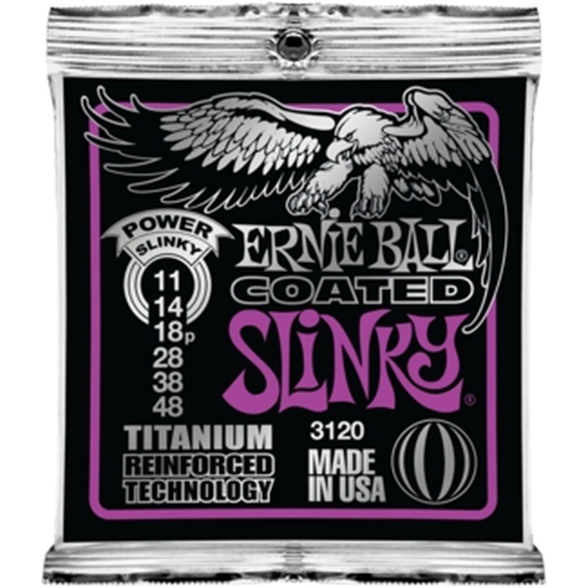 Ernie Ball EB3120 Power Slinky Titanium