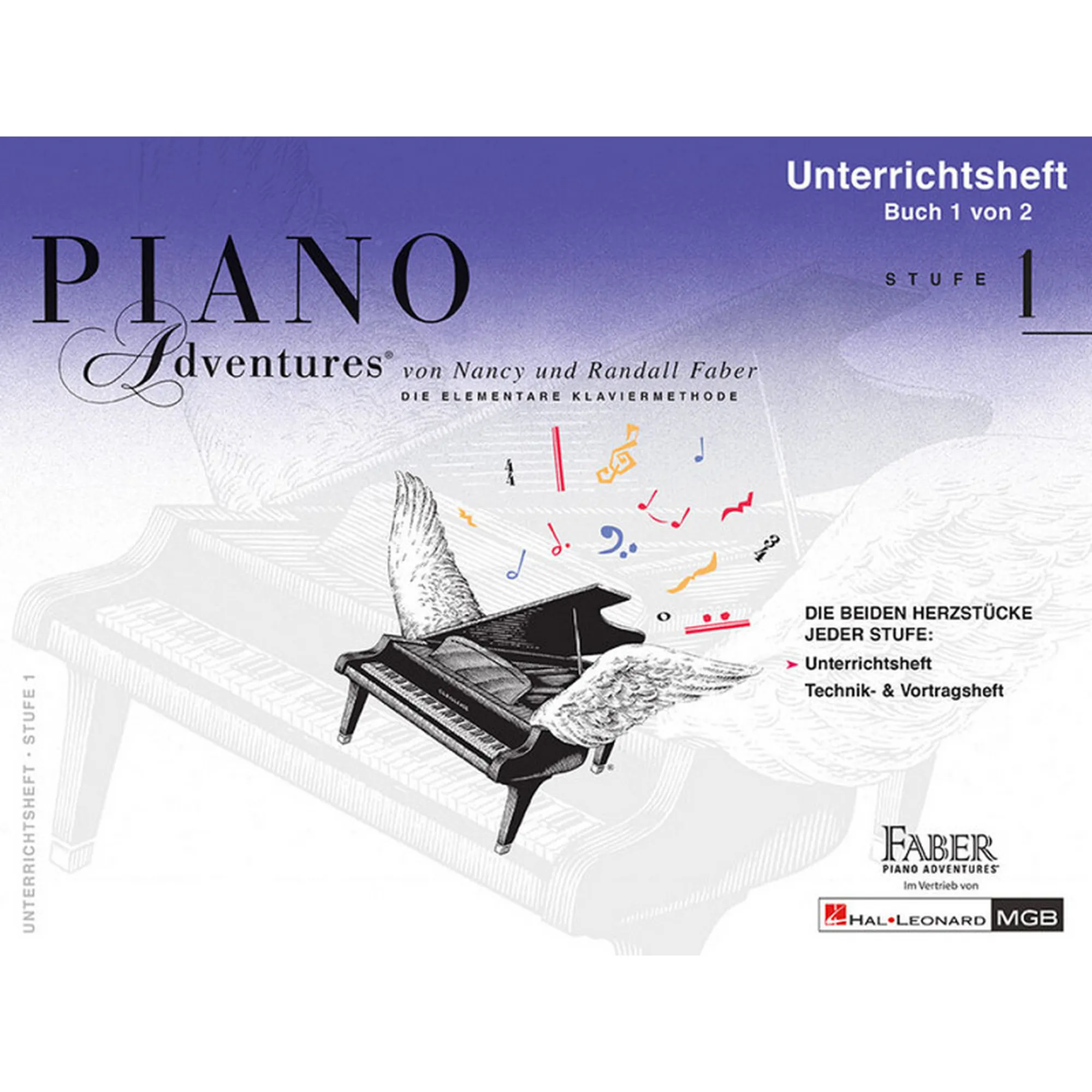 Piano Adventures Stufe 1 - Unterrichtsheft