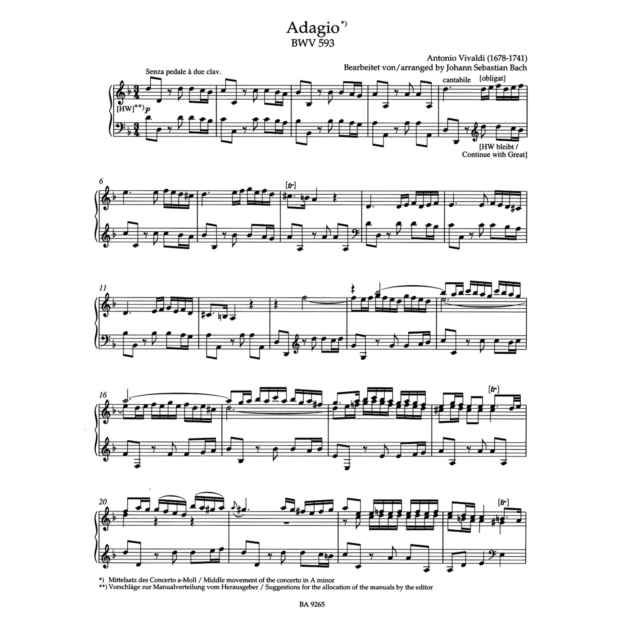 Orgelmusik zum Abendmahl