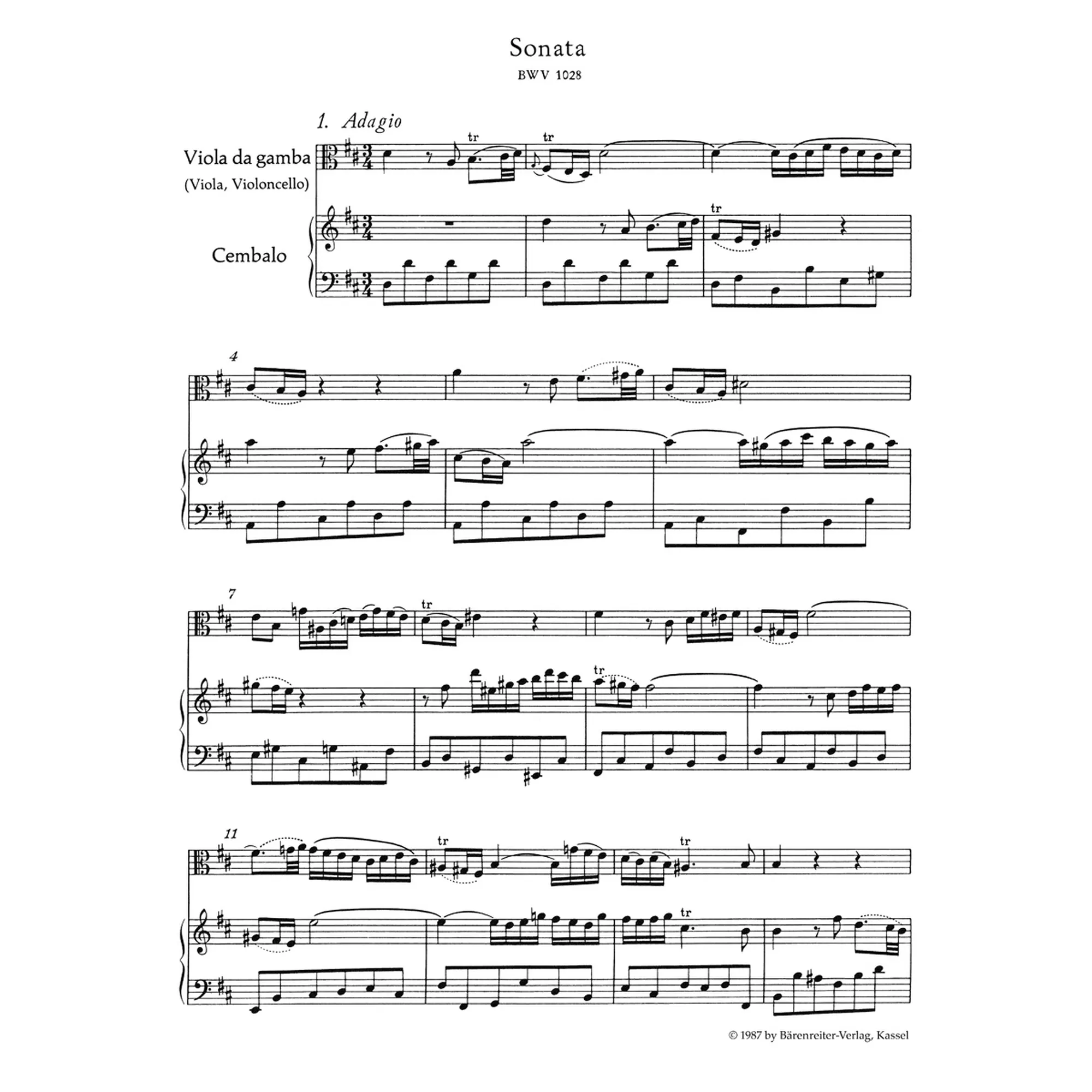Bach 3 Sonaten