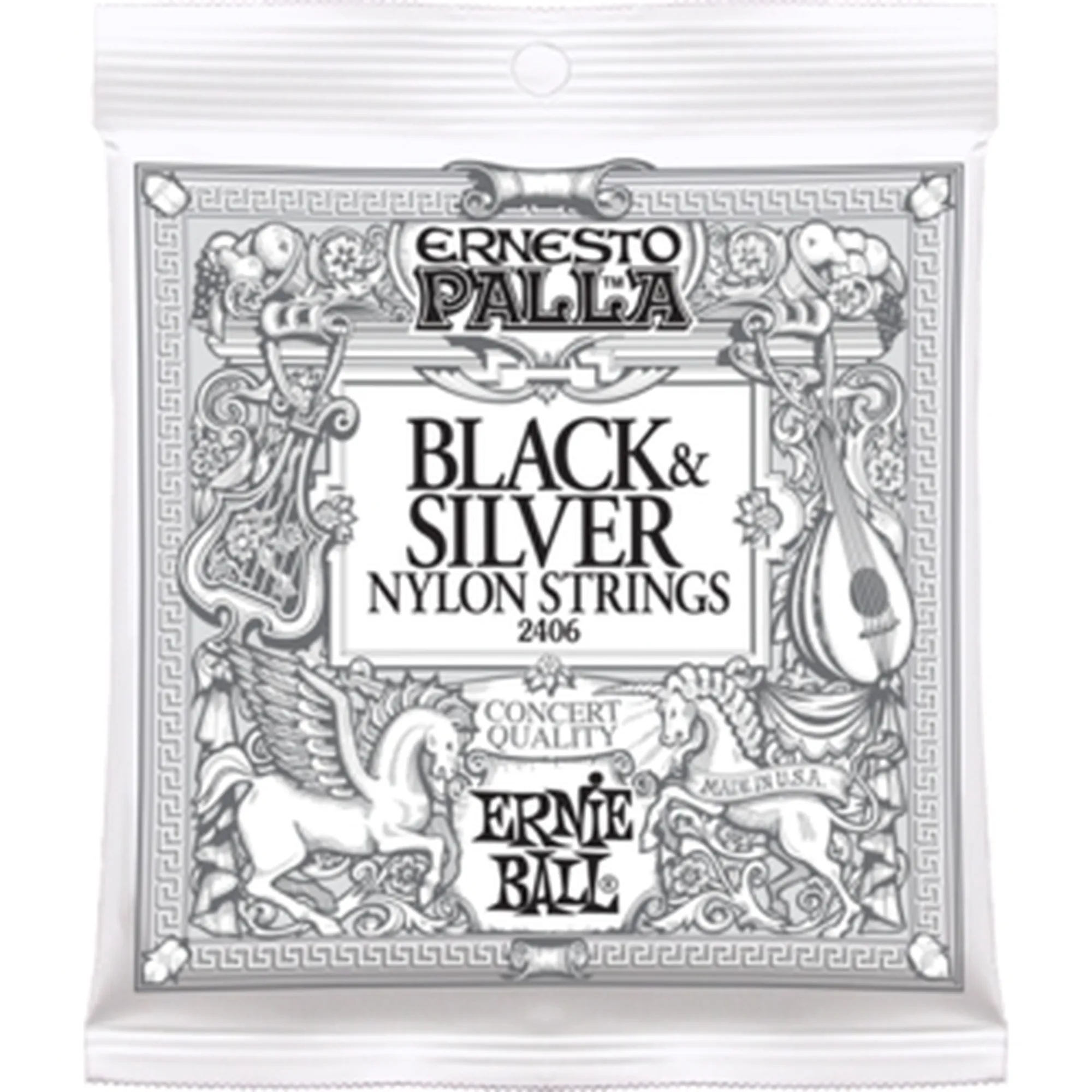 Ernie Ball EB2406 Ernesto Palla Black Silver