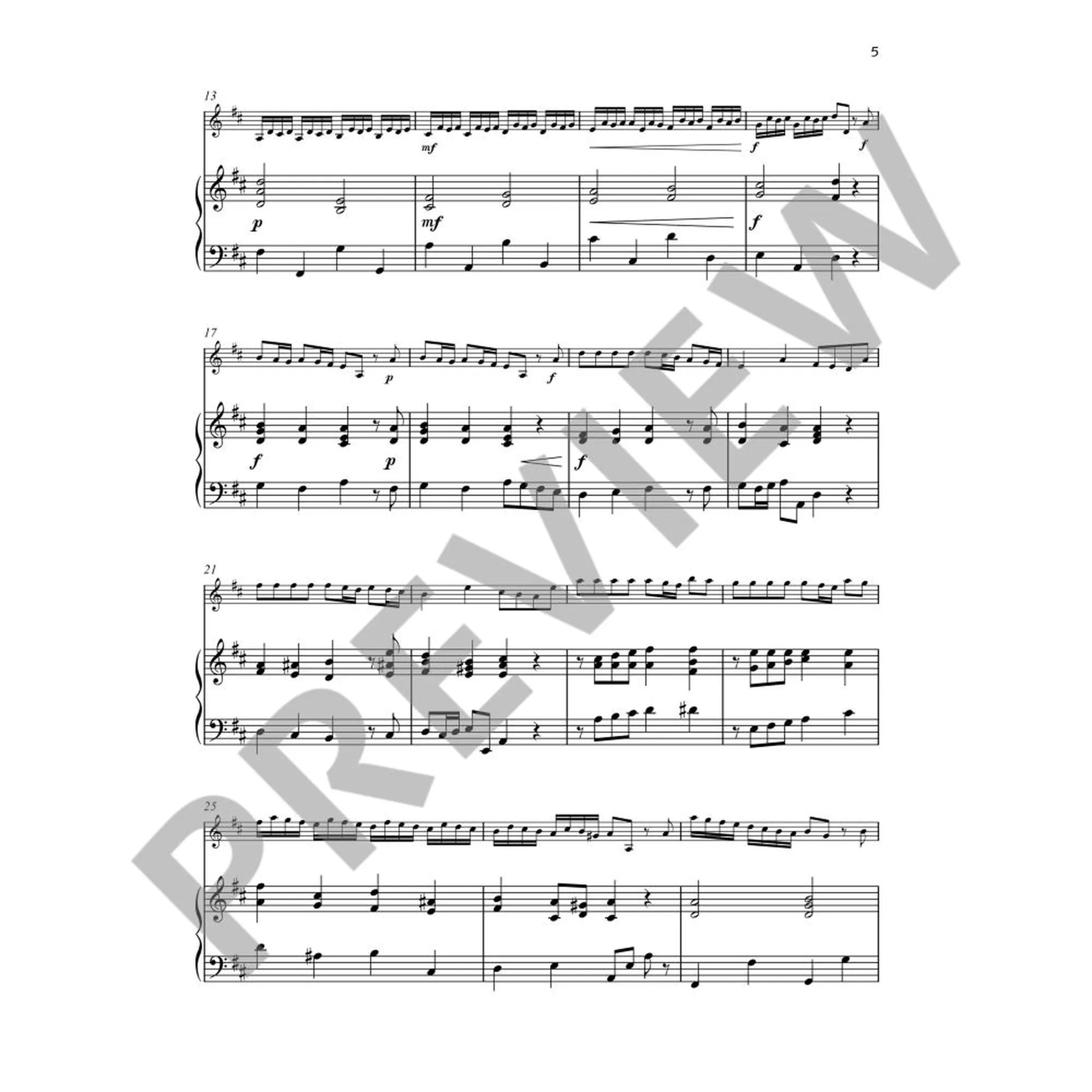 Concertino D-Dur op 15 im Stil von Vivaldi