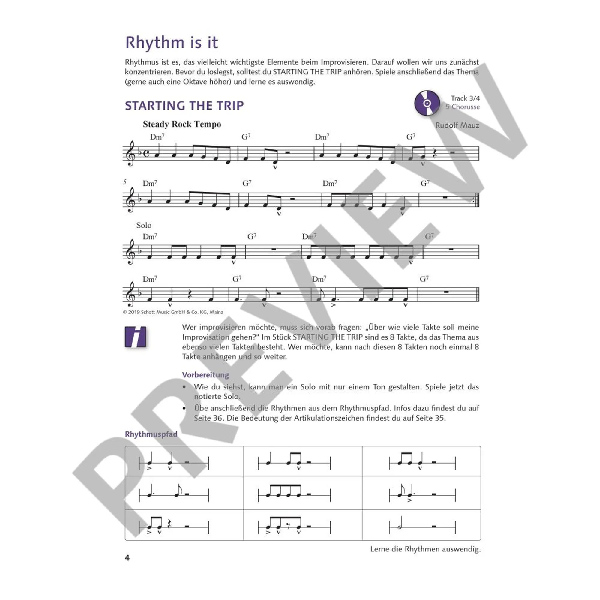 Fröhlich improvisieren Band 1