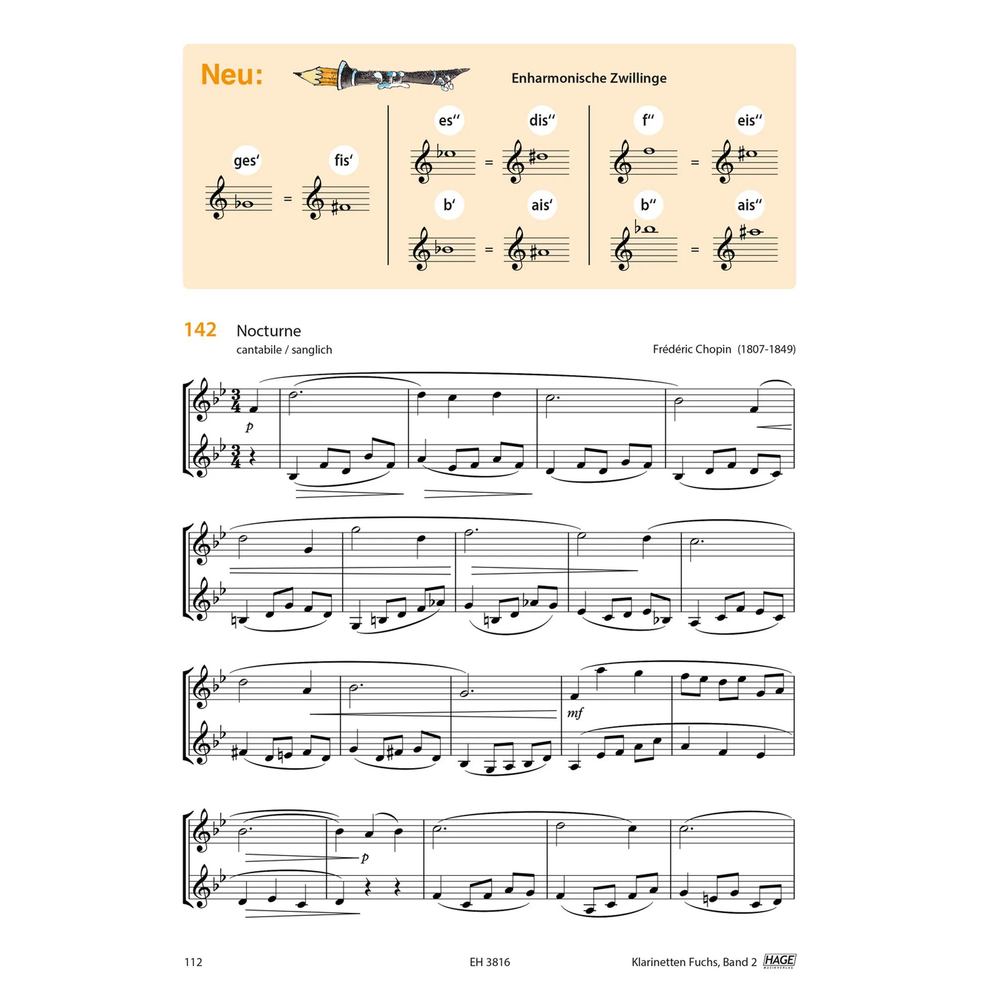 Klarinetten Fuchs Band 2