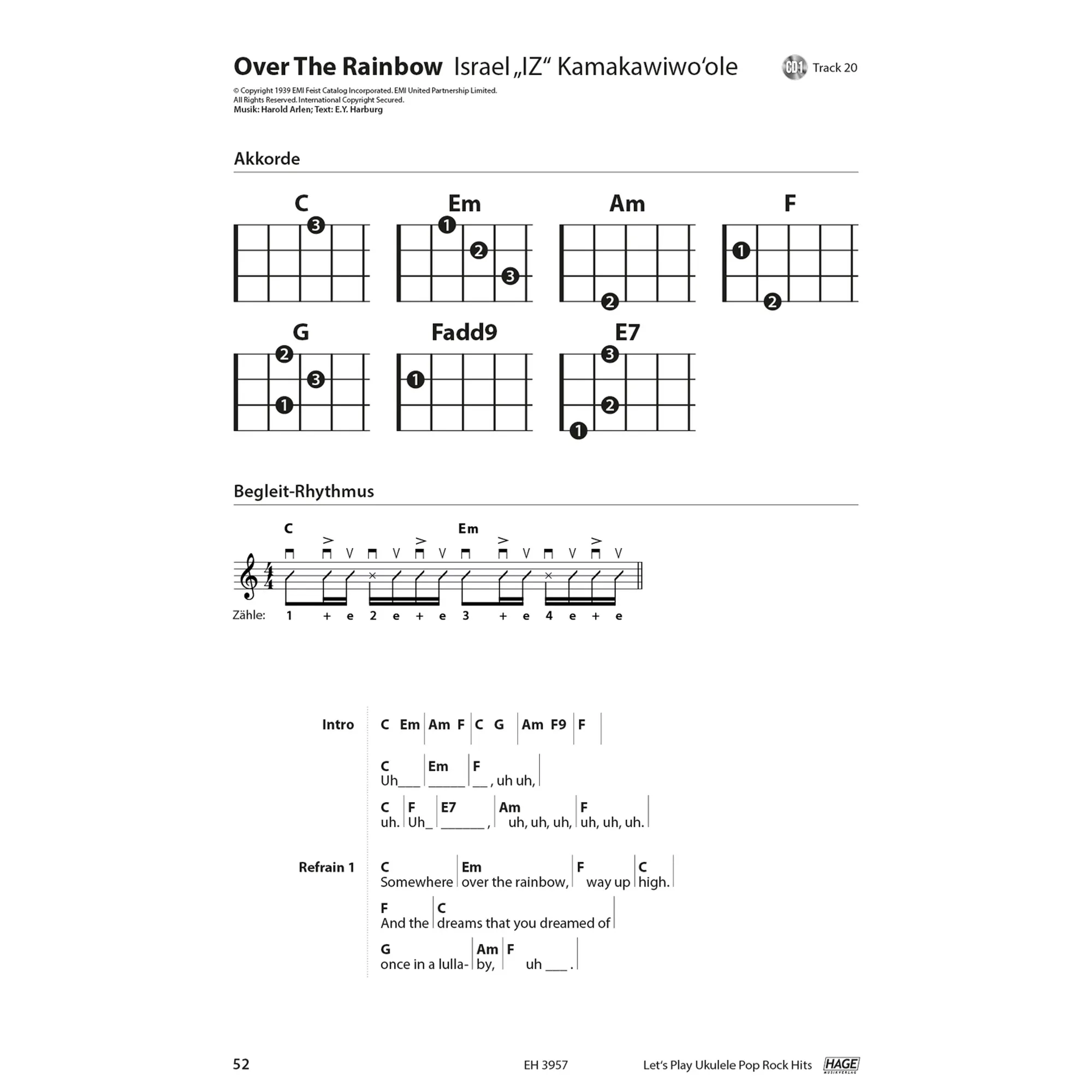 Let´s play Ukulele - Pop Rock Hits