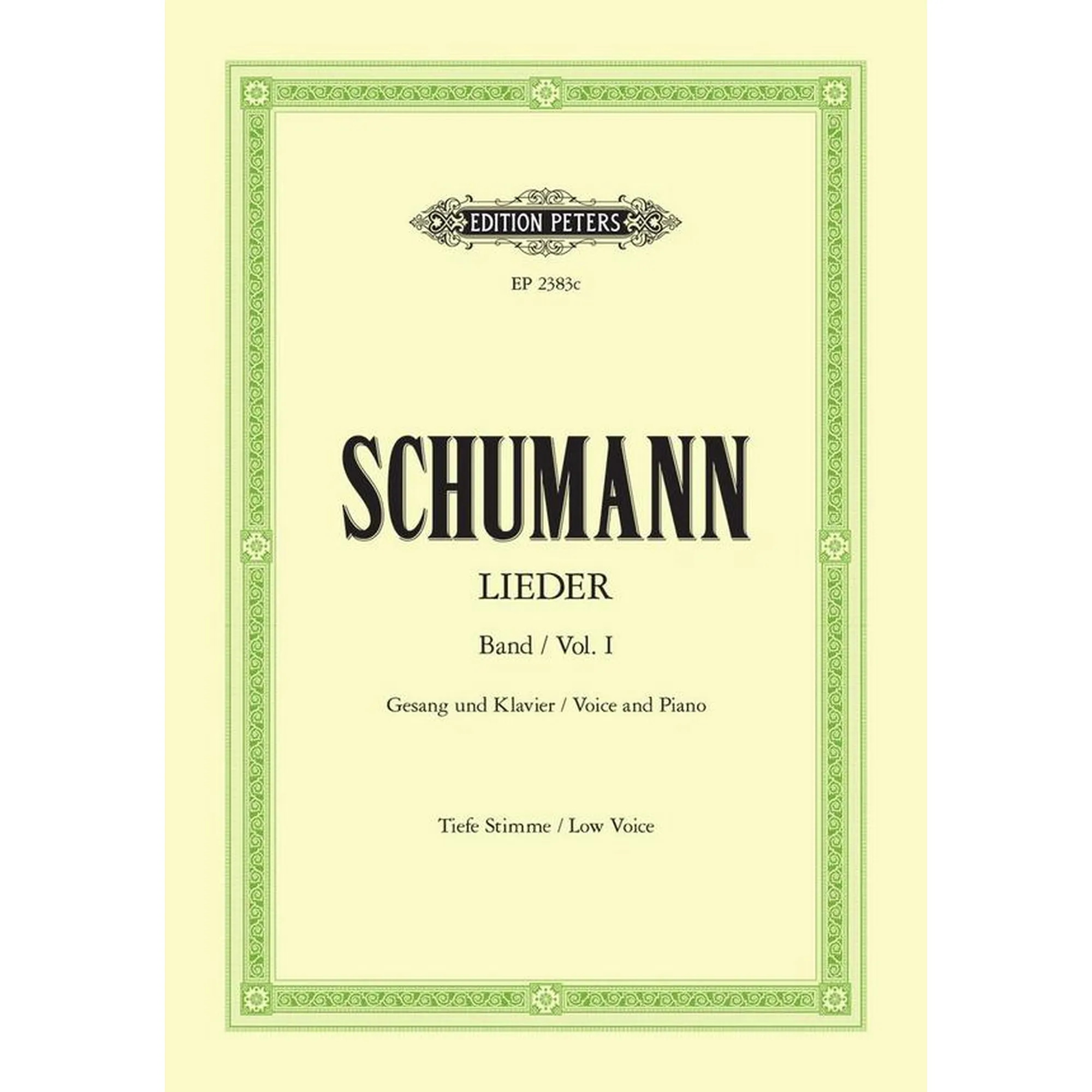 Schumann Lieder 1 tief