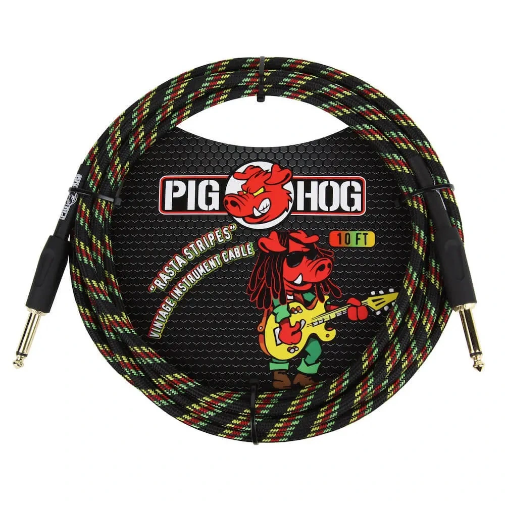 Pig Hog Rasta Stripes 3m