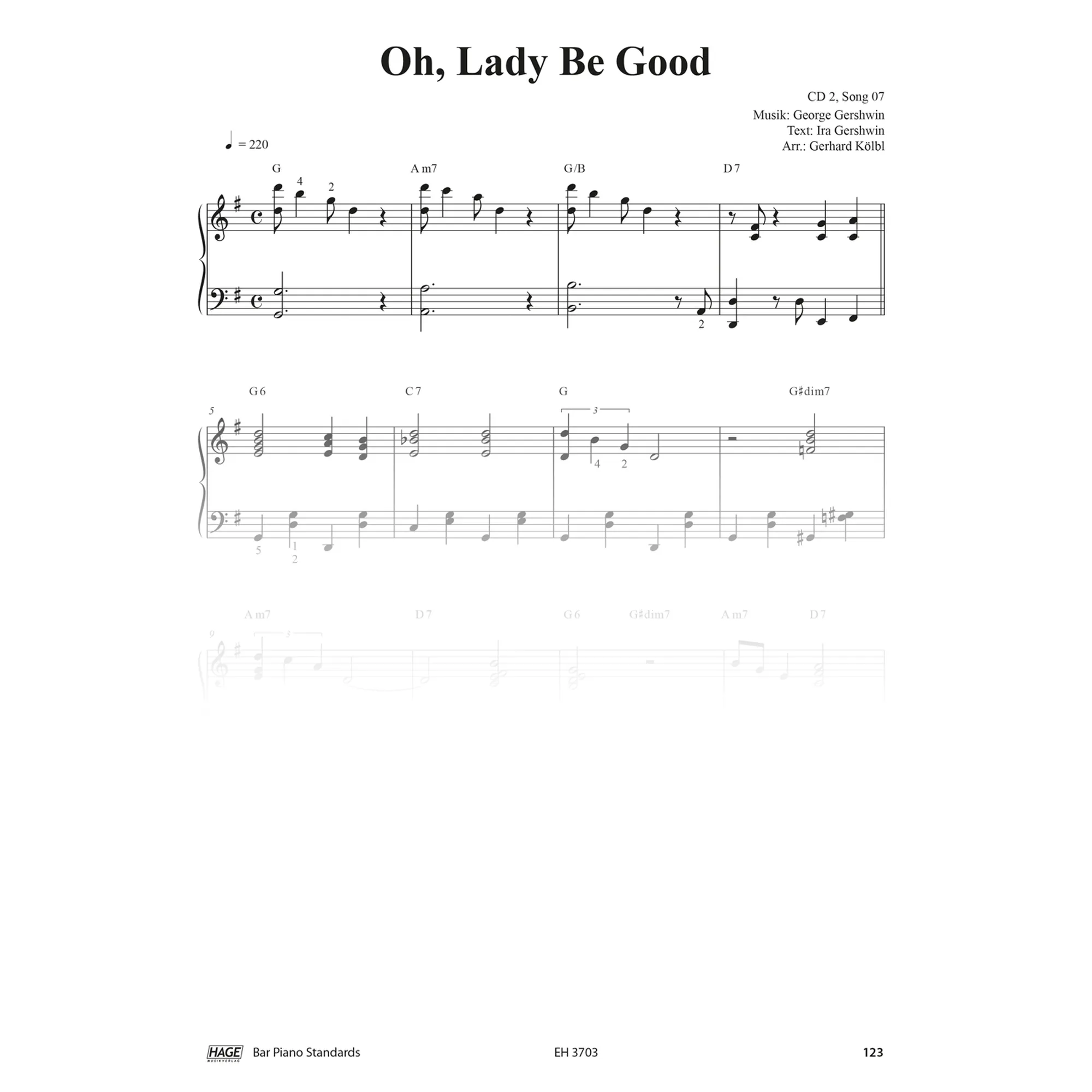 Bar Piano Standards