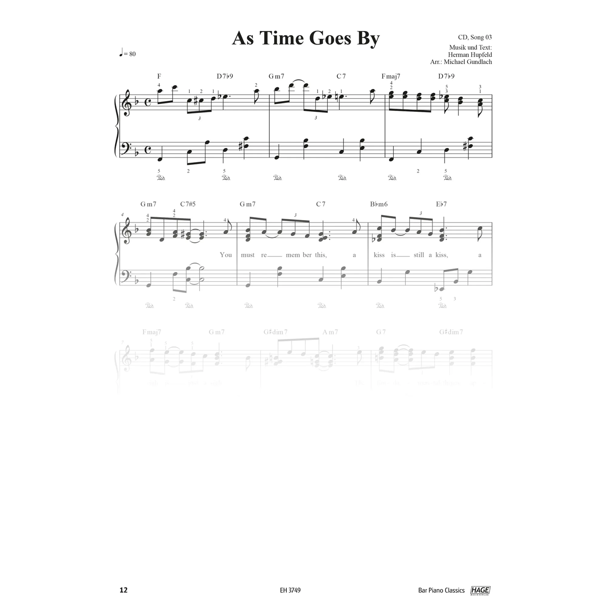 Bar Piano Classics - 20 bekannte Songs
