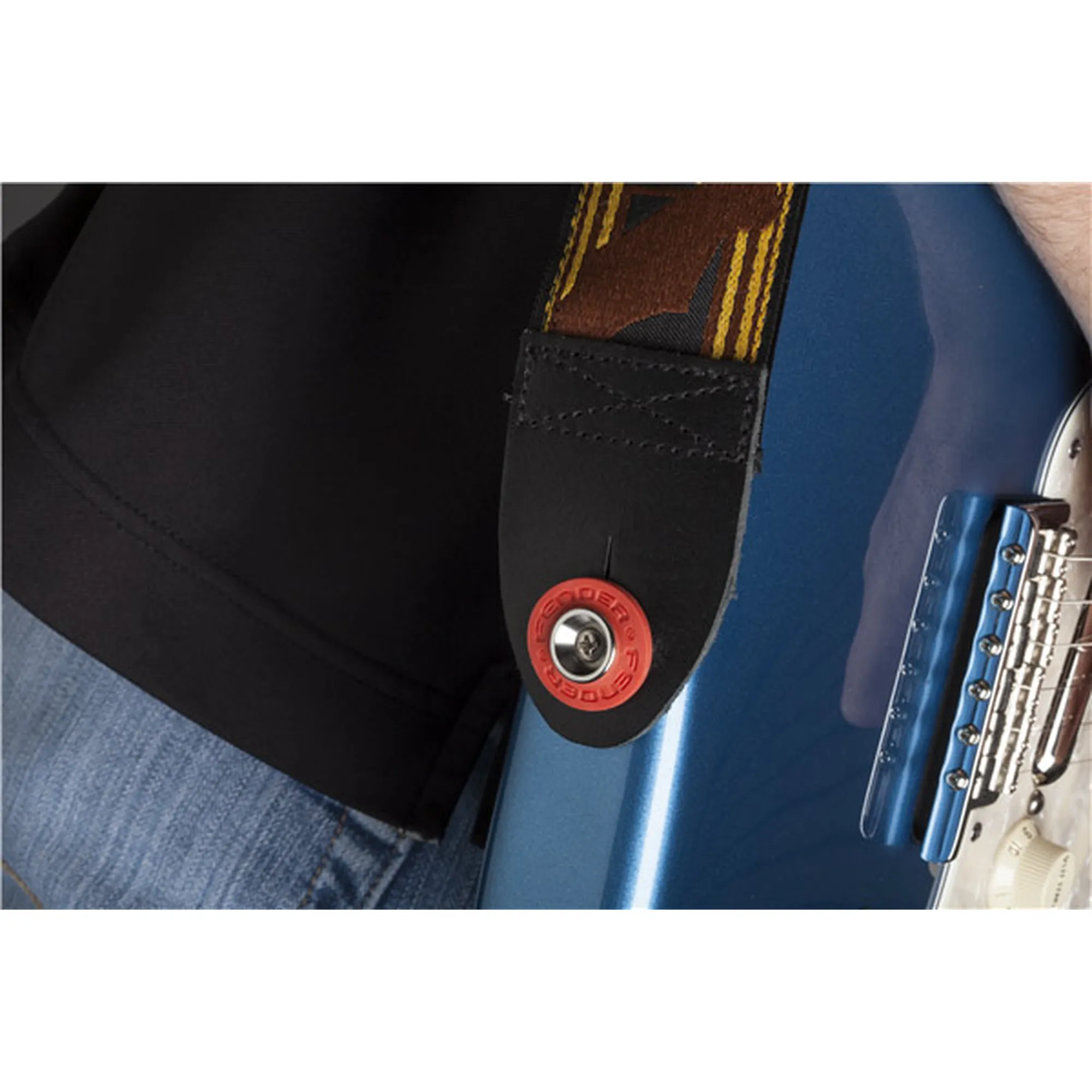 Fender Strap Blocks Set BLK/RD